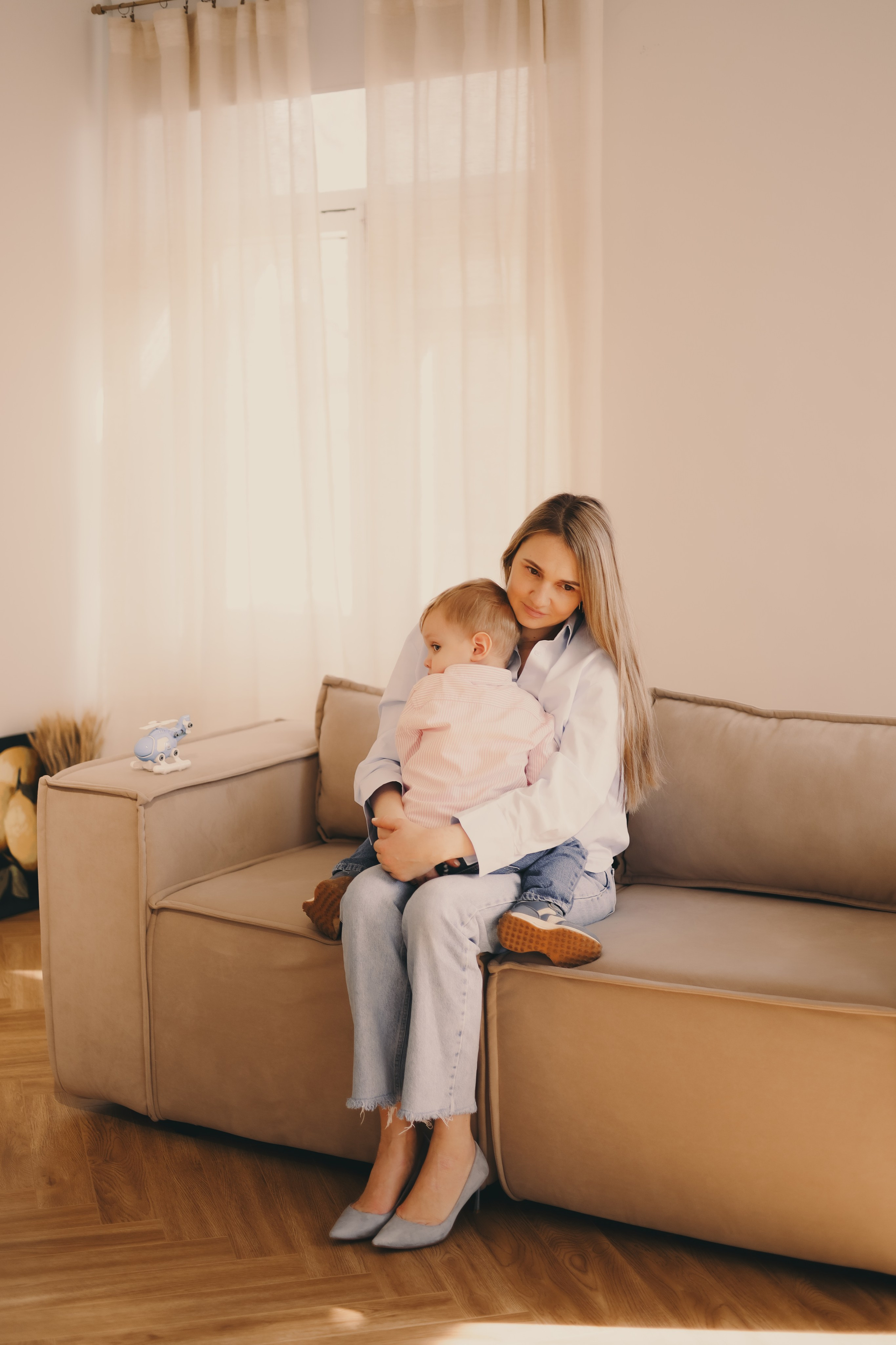 Два малыша и их мама. Фотограф Мария Лаенко