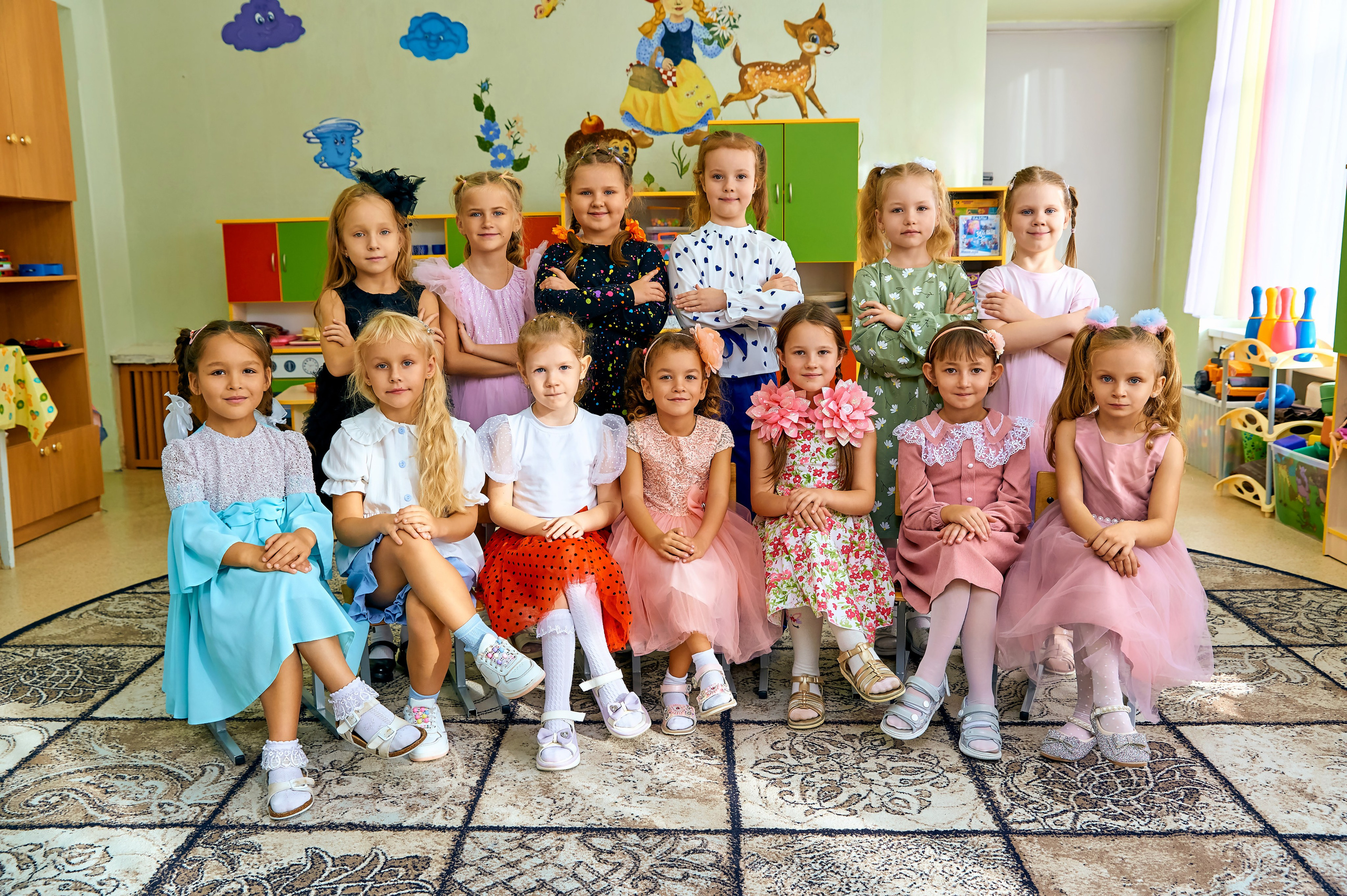 Группа Ромашки Детский сад № 74 выпуск 2026. Фотограф в Орле Павел Черкасов