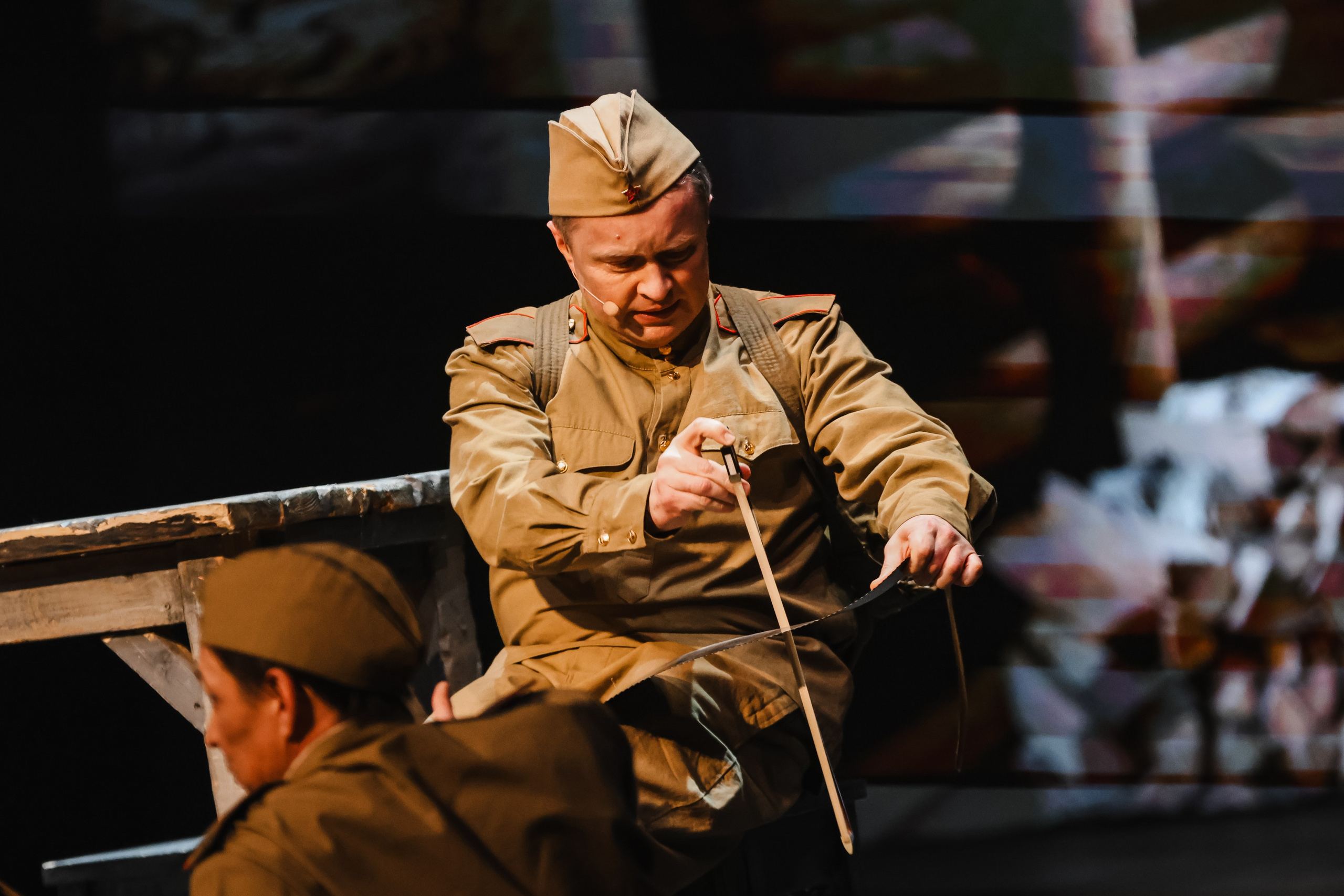 Василий Теркин, театр «Русская песня». Фотограф Ольга Махалова — Санкт-Петербург, Москва, Нижний Новгород