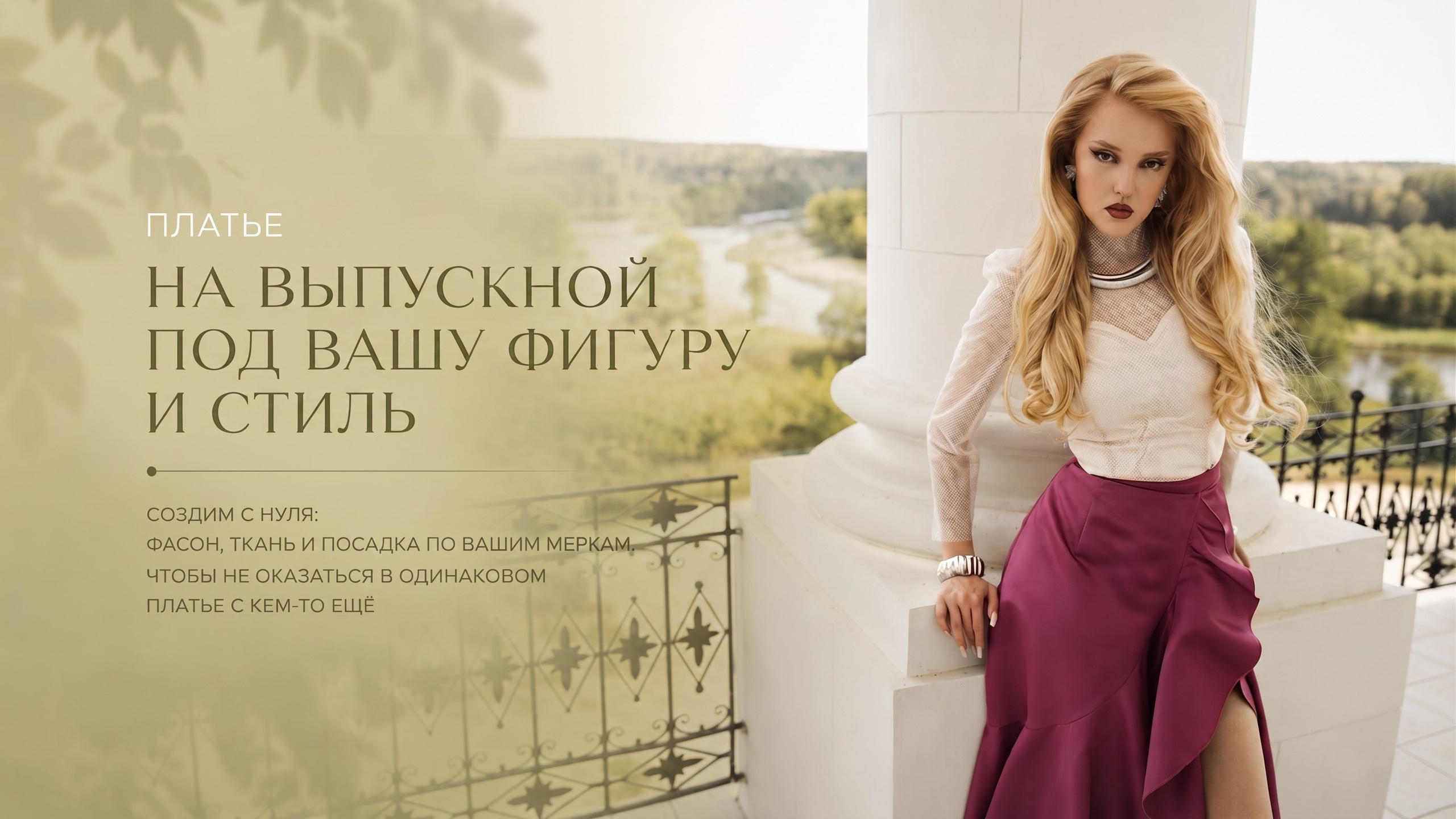 ВЫПУСКНЫЕ ПЛАТЬЯ. Модельер Евгений Бременев