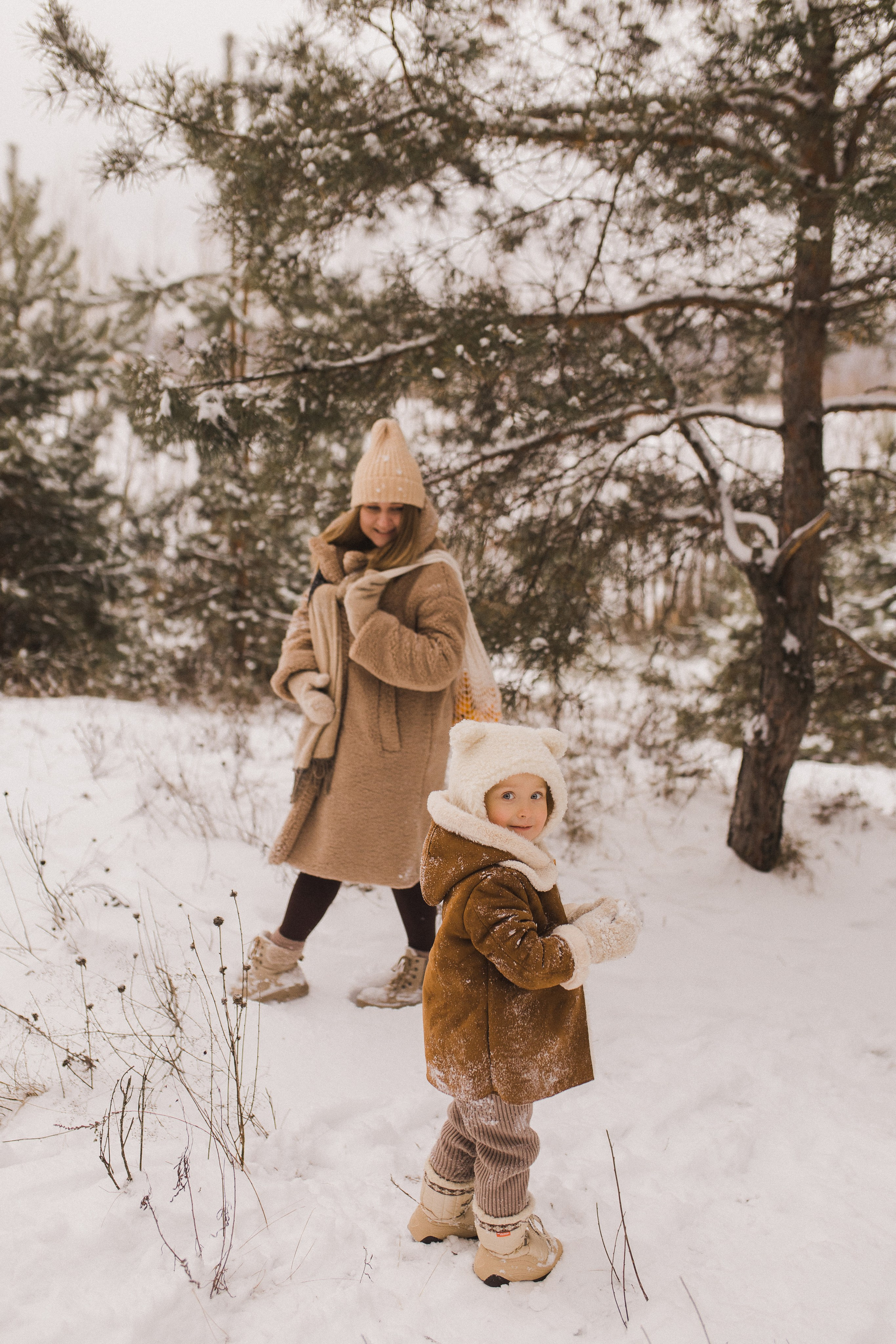 Зимние Даша и Кирюшка. Свадебный и семейный фотограф в Белгороде Евгения Курочкина