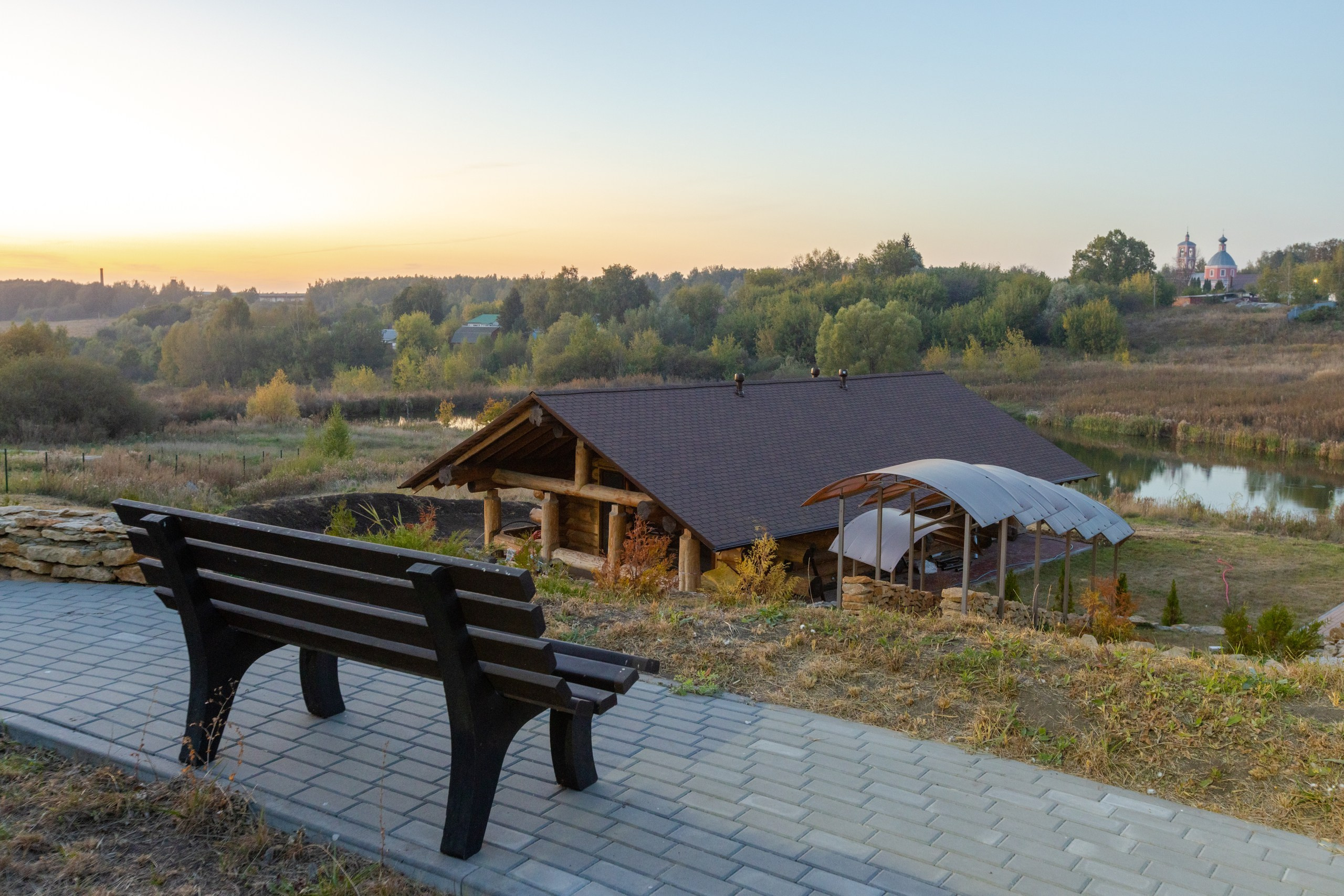 Большая Тросна вечером и новый бассейный комплекс. Фотограф в Туле Крупский АнДРей. Фотостудия «КАДР71» в Туле