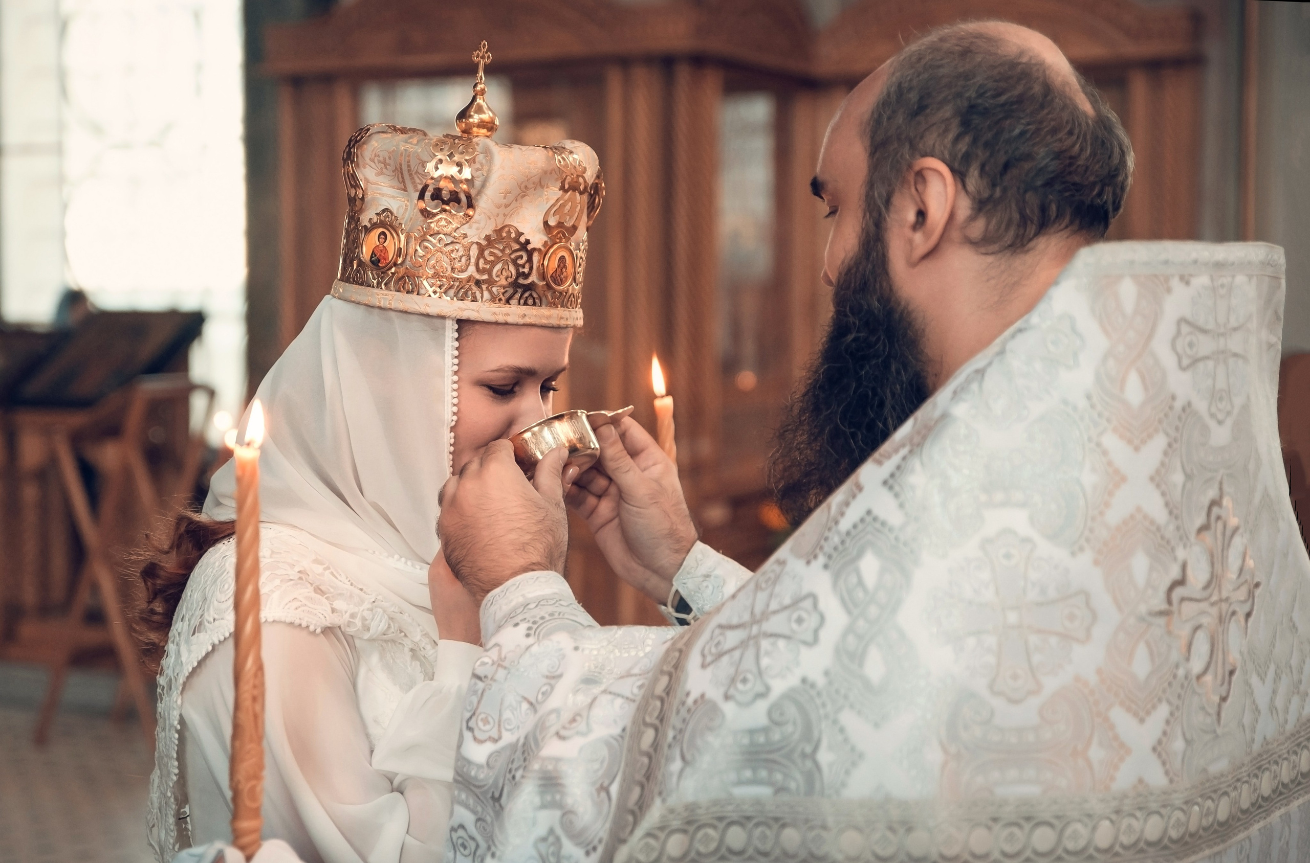 Таинство Венчания Христорождественский кафедральный собор. Семейный фотограф Олеся Батурина Рязань