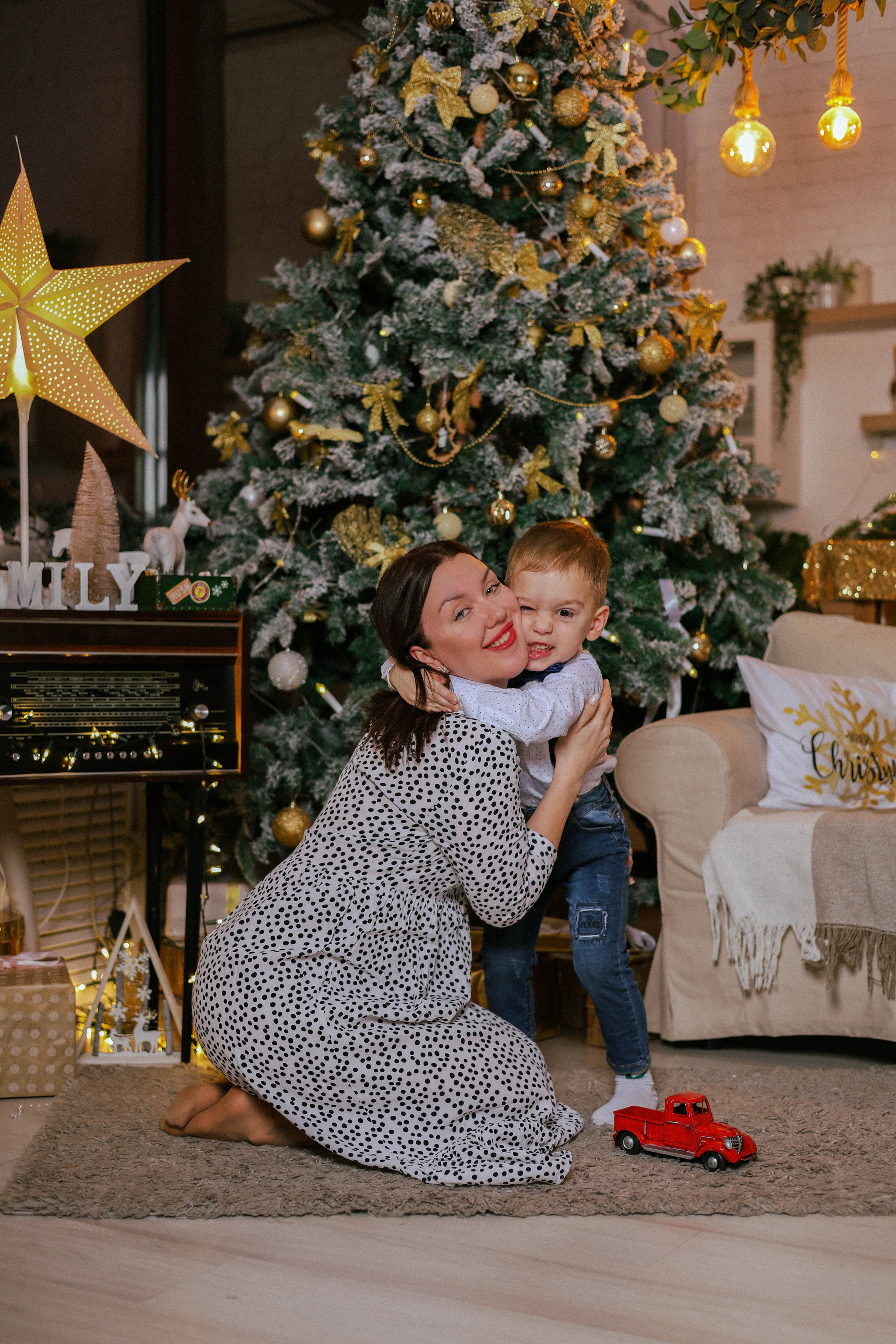 Новогодняя история «Мария и ее семья». Фотограф в Москве Анастасия Калинина