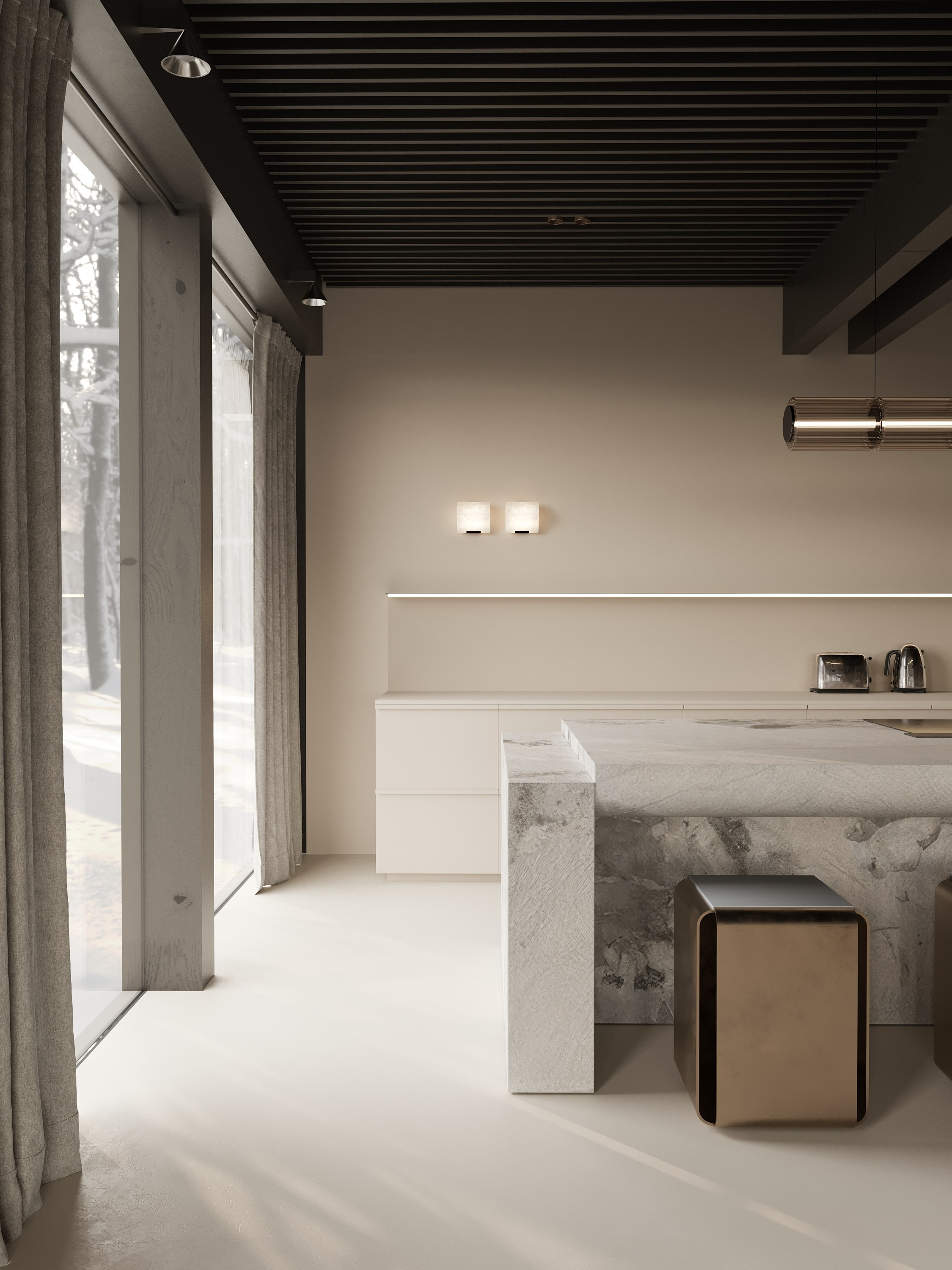 VILLA VISION /550 sq m /26'. Интерьерное ателье numéro а