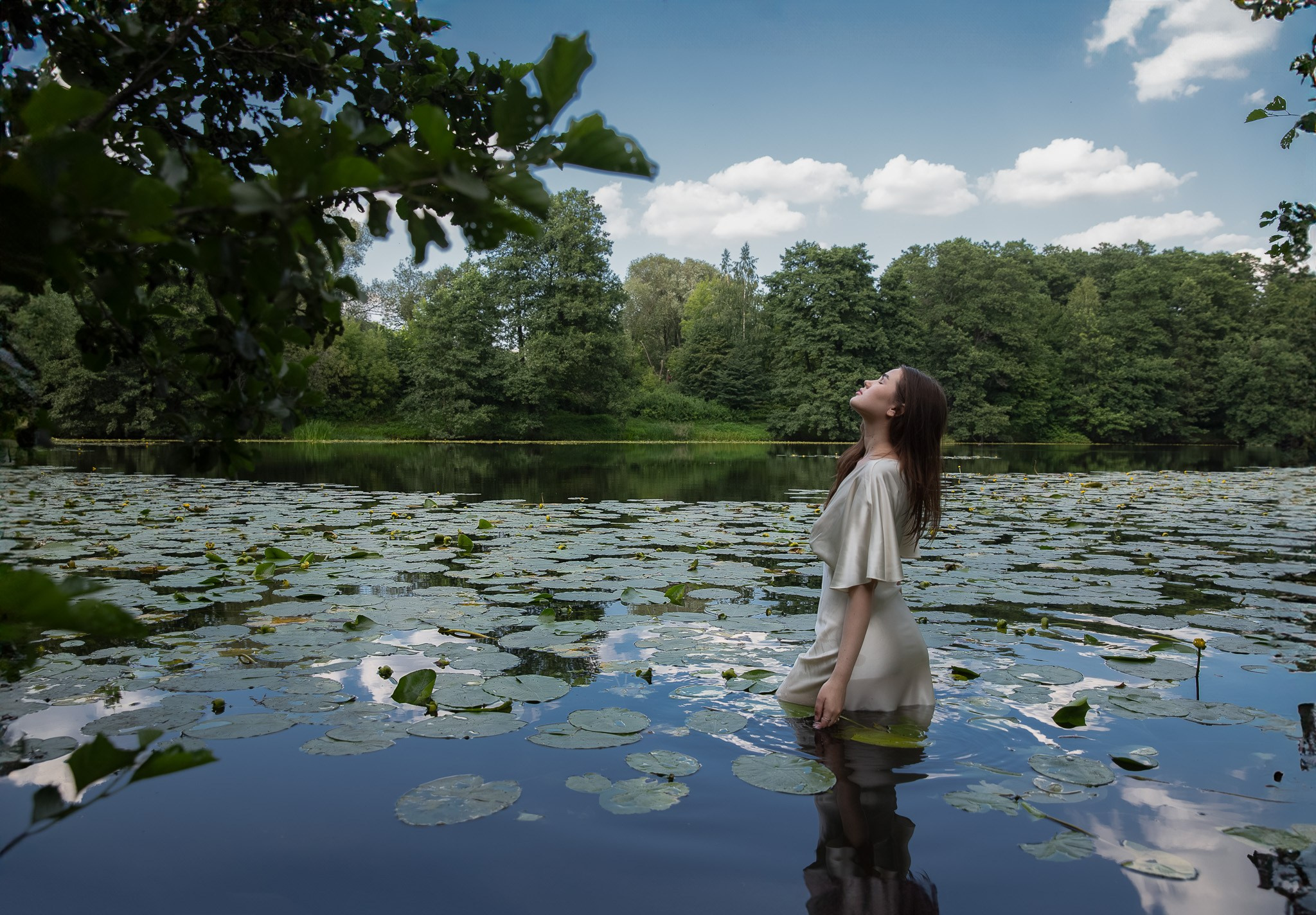 Кувшинки Аня. Свадебный и портретный фотограф в Москве Мария Кравченко