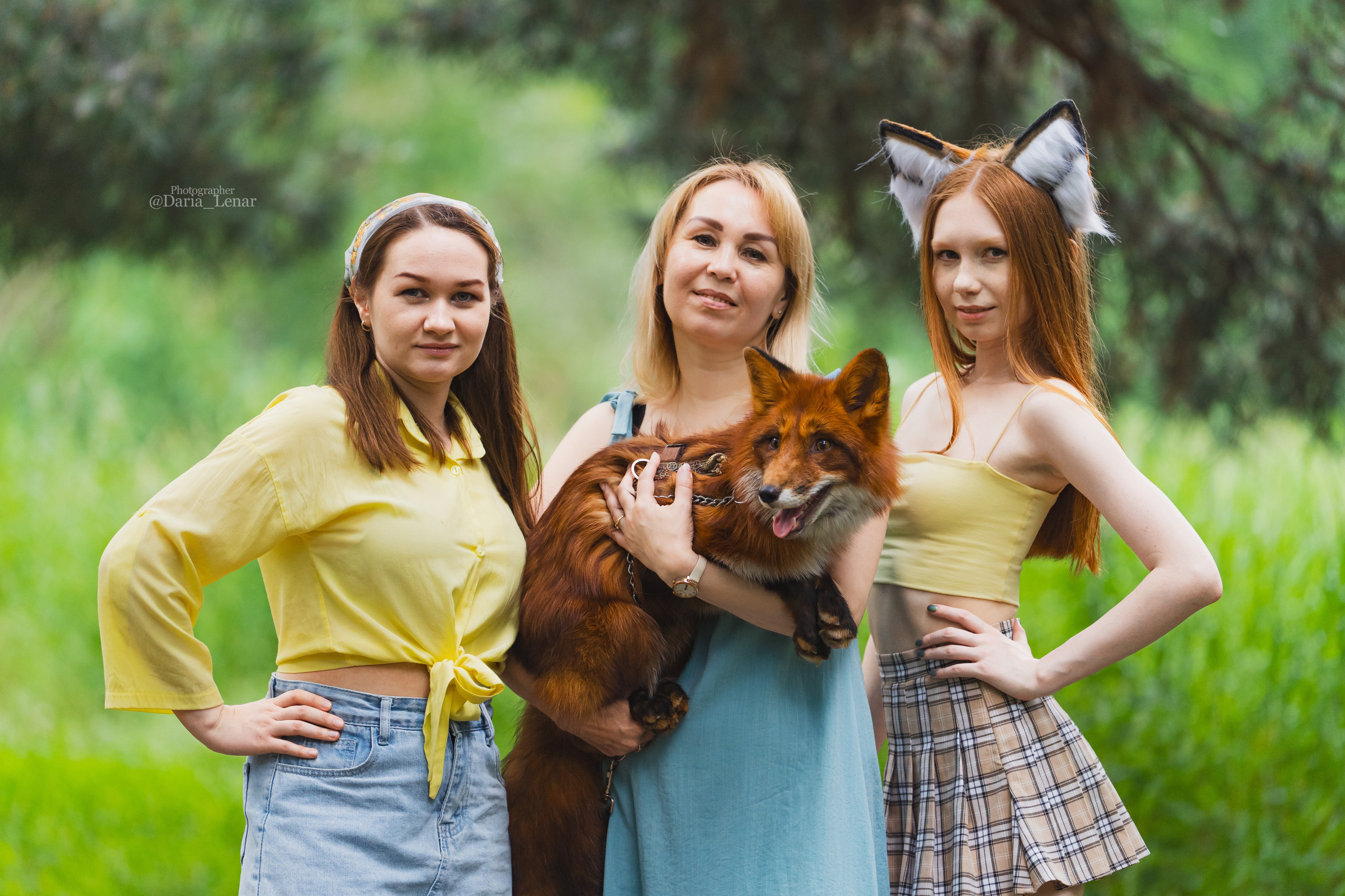 Ульяна, Ирина, Олеся и Данте. Фотограф в Москве Ленарская Дарья