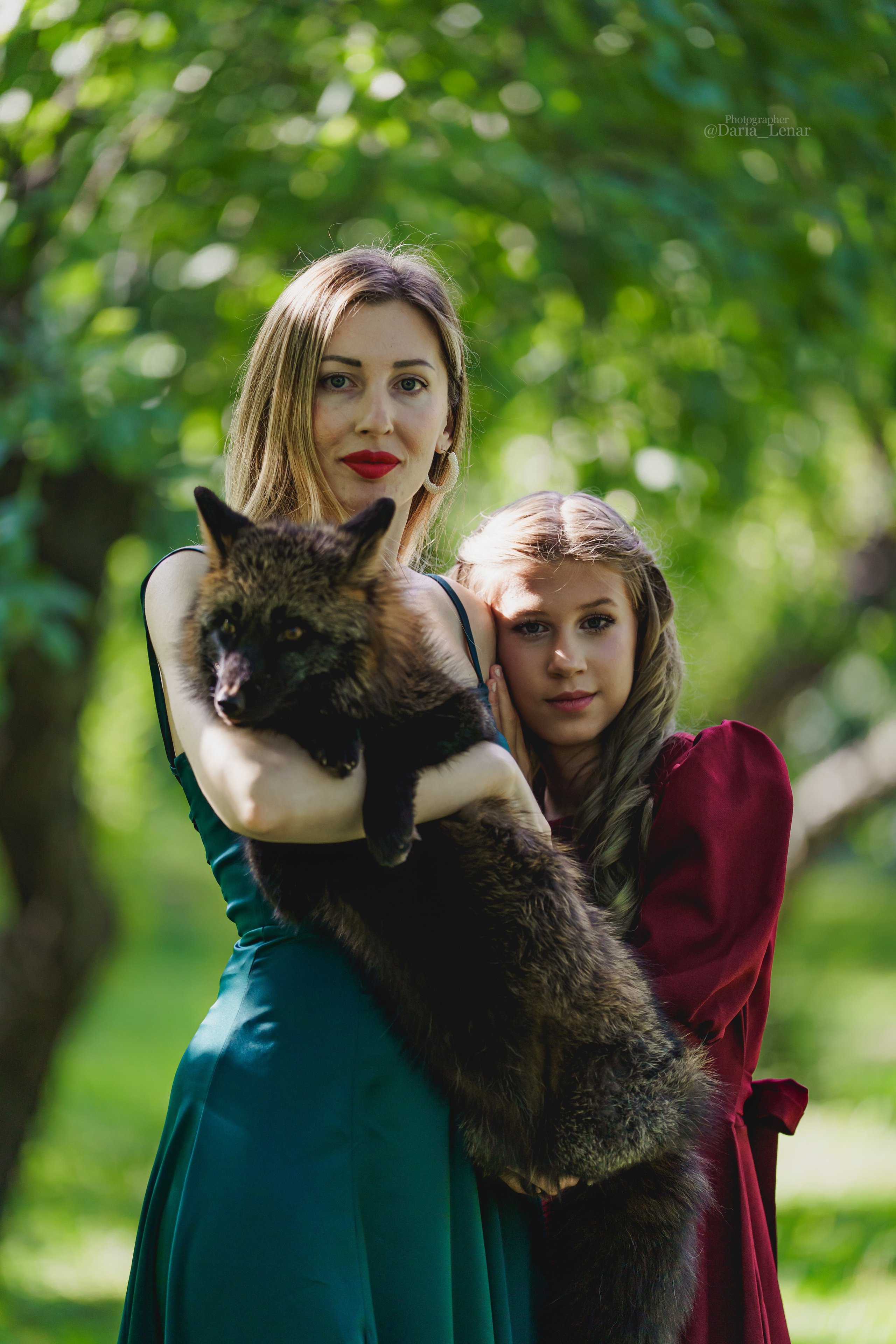 Лилия, Ева, Александр. Лисы. Фотограф в Москве Ленарская Дарья