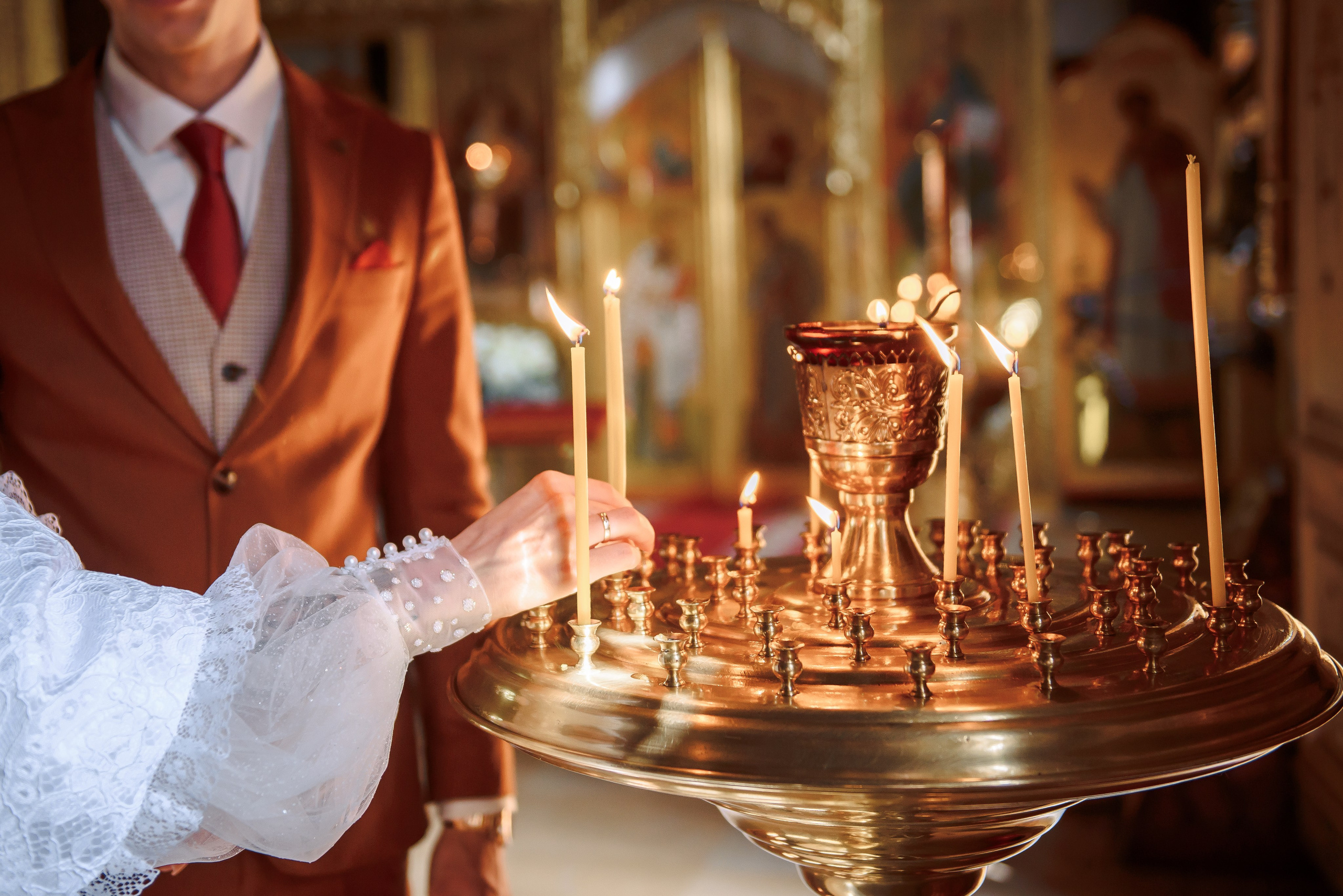 Венчание в Храме Бориса и Глеба в Дегунино. Свадебный и семейный фотограф в Москве Юлия Винник