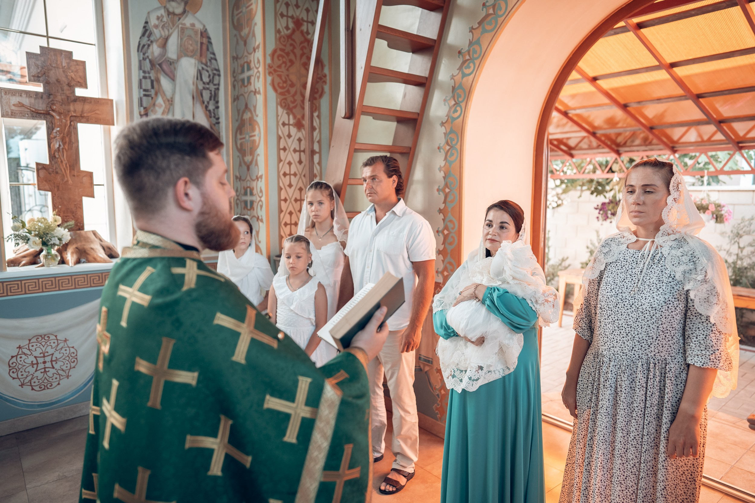 Крещение в храме ап.Андрея Первозванного г. Севастополь. Церковный фотограф Севастополь