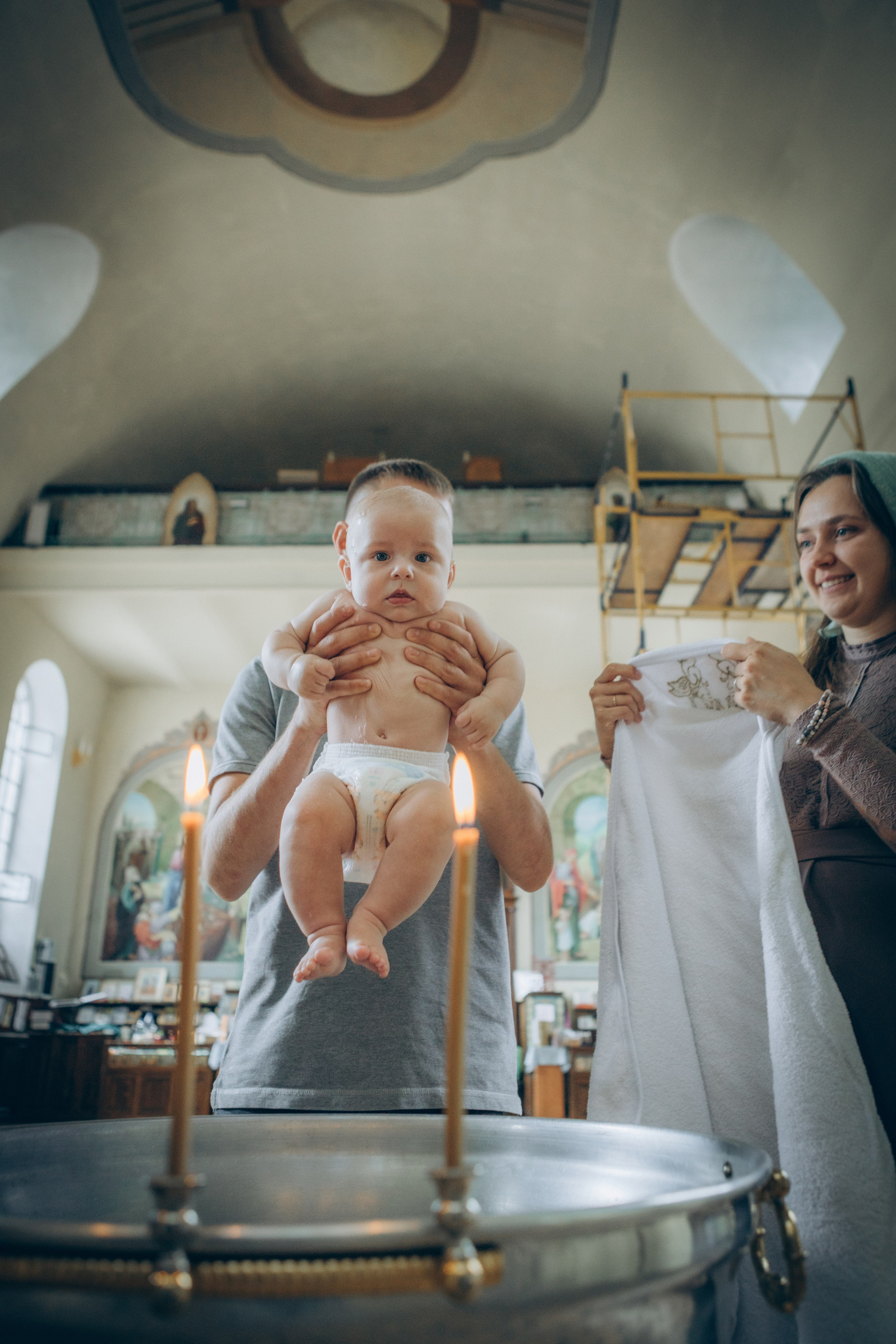 Крещение Тимофея. Семейный фотограф и фотограф на роды в Ростове-на-Дону Мухина Виктория
