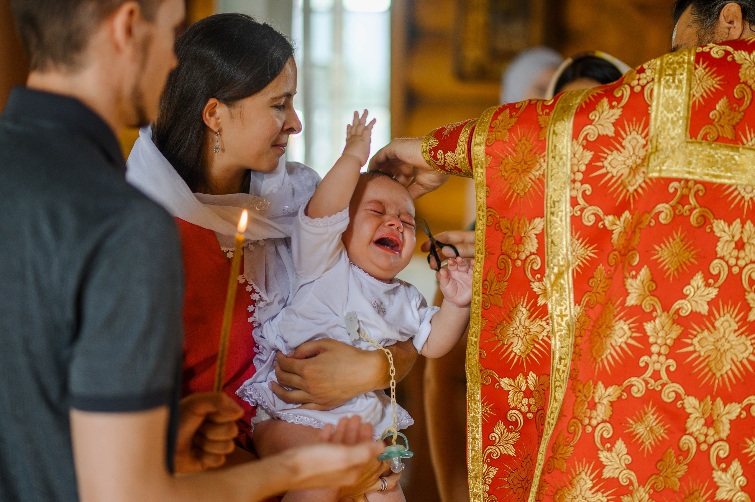 Крещение Олега. Храм святых мучеников Адриана и Наталии (дальнее Арбеково). Свадебный и семейный Фотограф в Пензе Татьяна Лапоногова