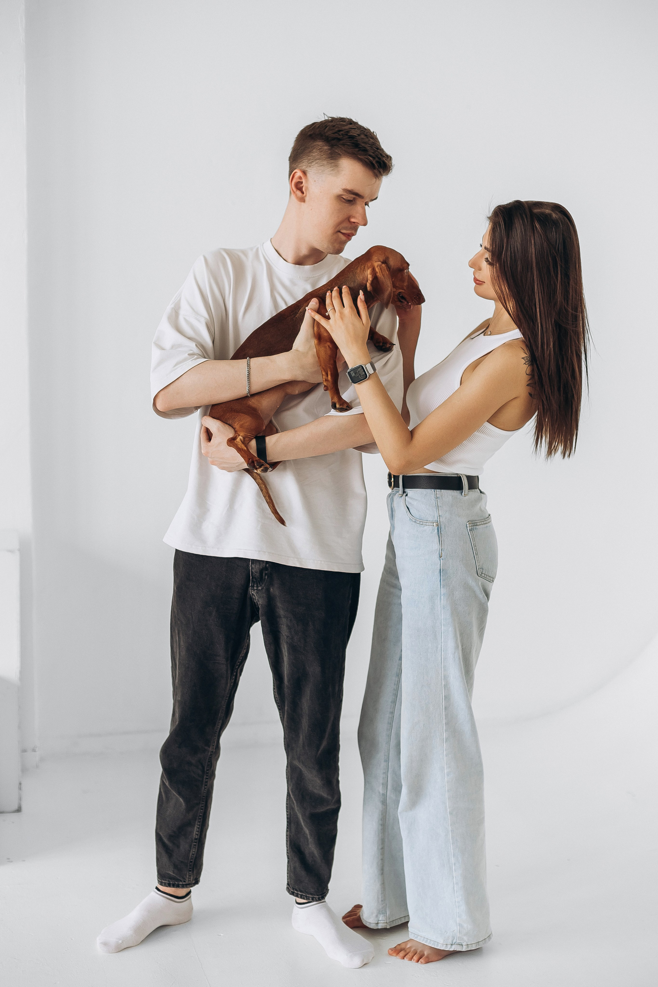 Анна и Валентин + Чапа. Портретный и семейный фотограф в Минске