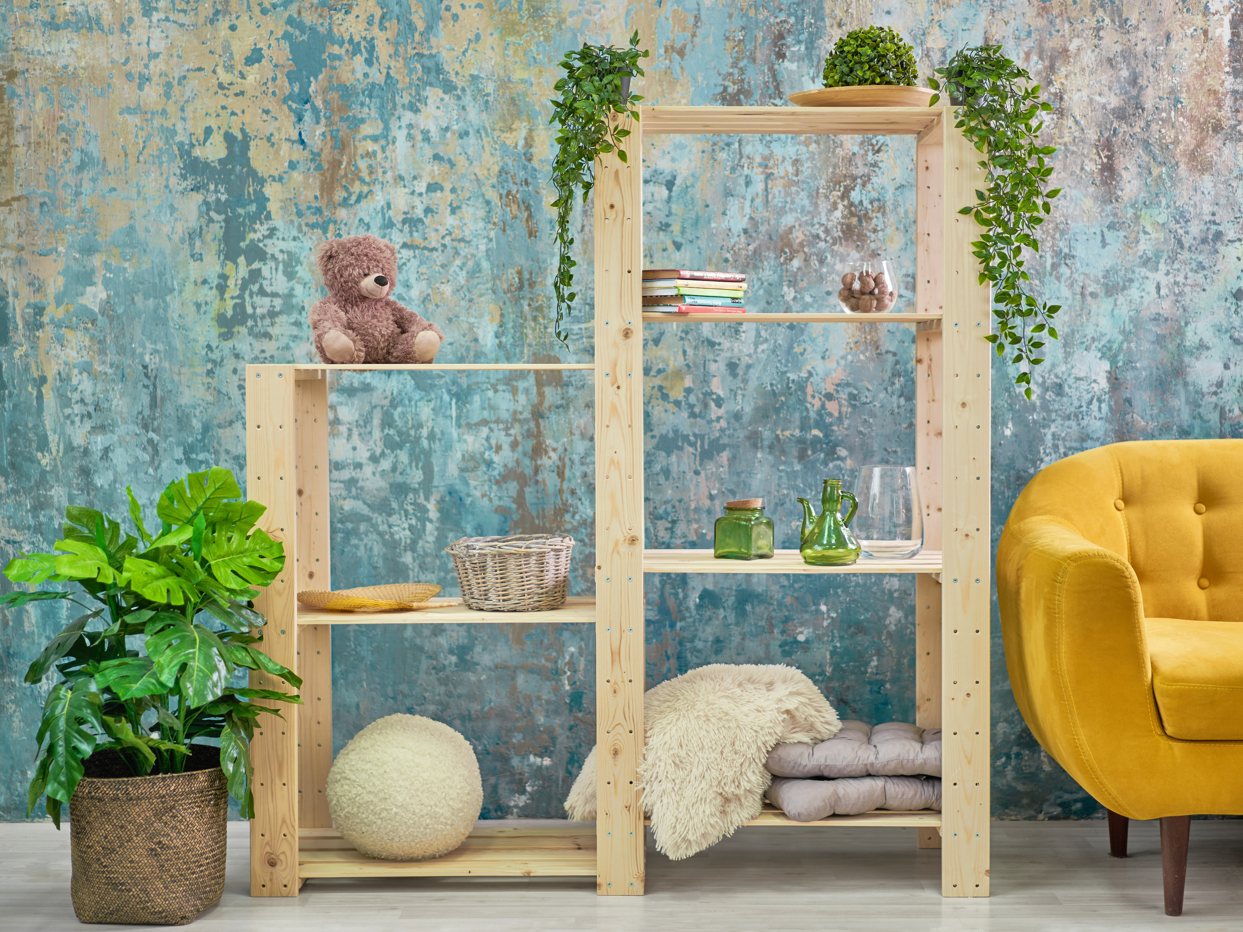 Студийная съёмка мебели вписанной в декор