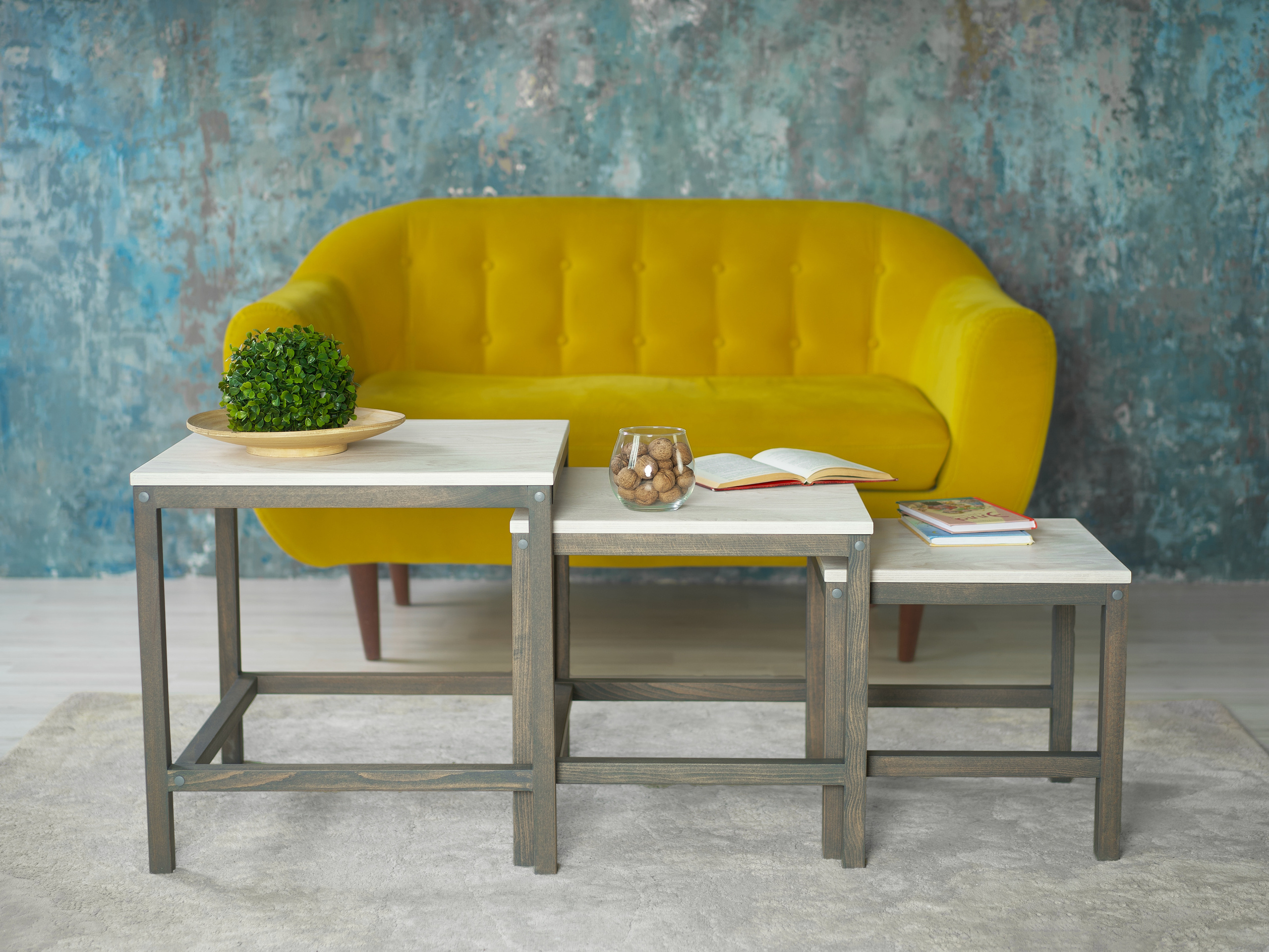 Студийная съёмка мебели вписанной в декор