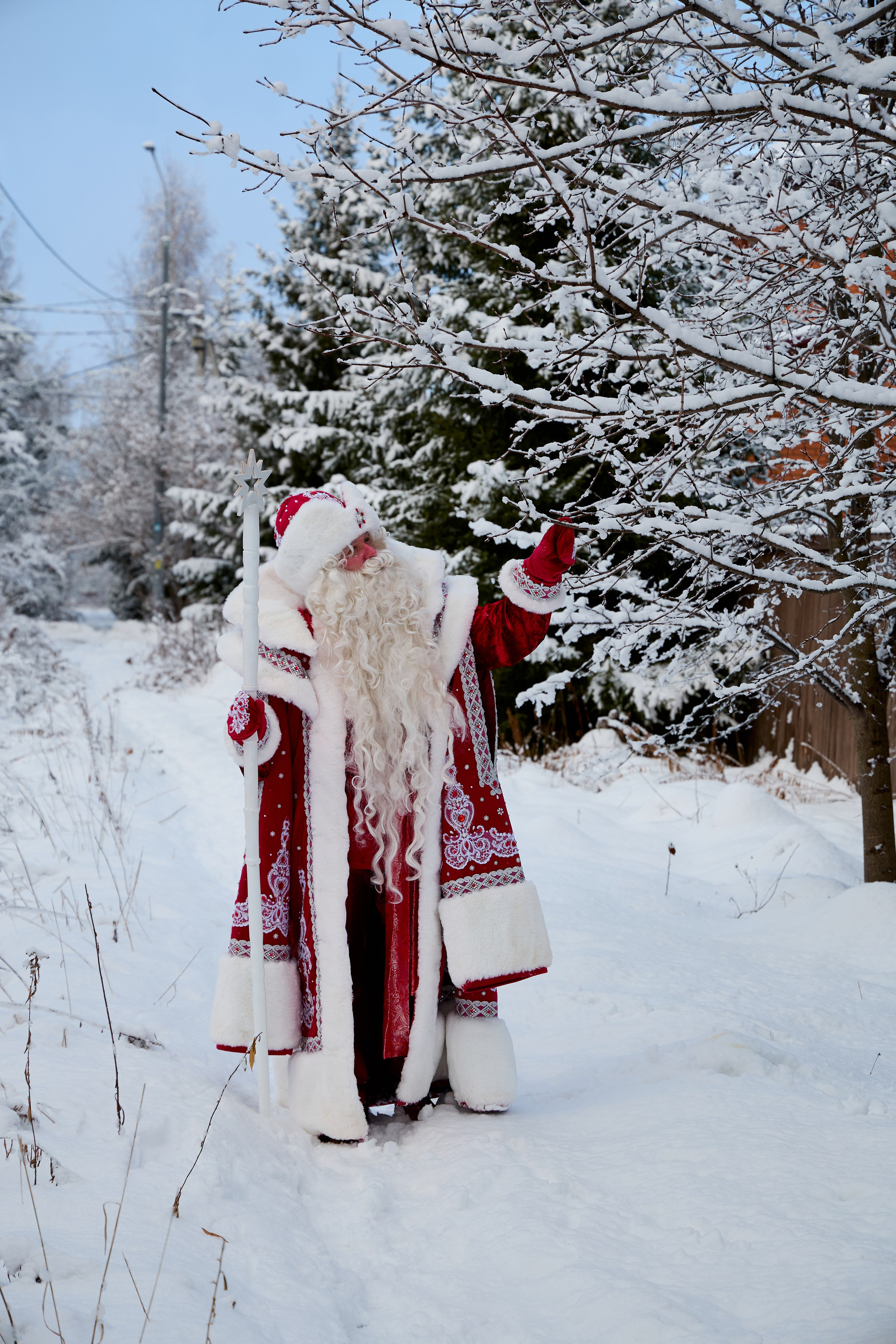 Дед Мороз и Снегурочка. Свадебный фотограф Москва и Московская область Борисов Сергей