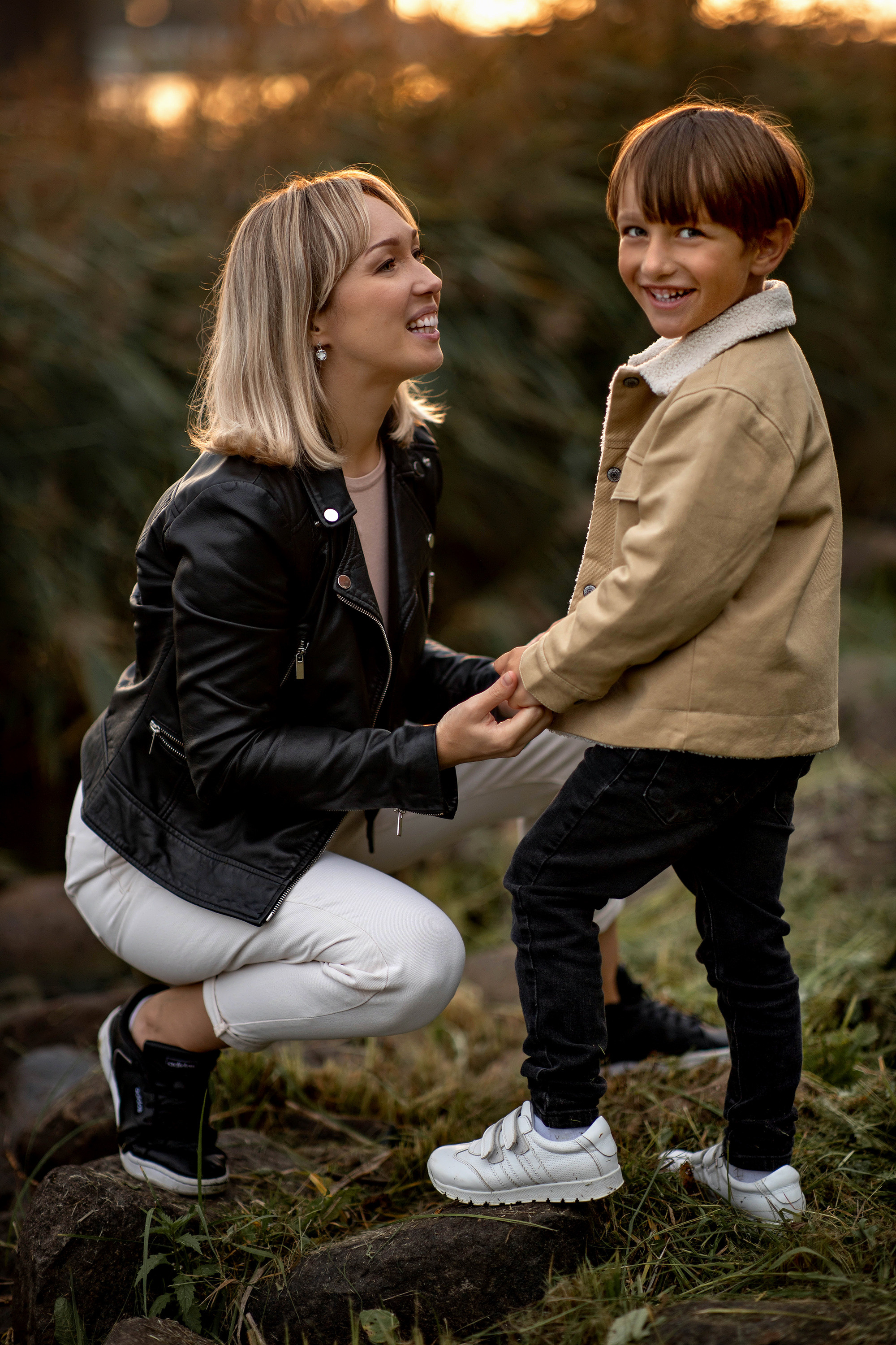 Прогулка на закате с Адамом и Оксаной. Детский и семейный фотограф в Твери Ольга Крестьянинова