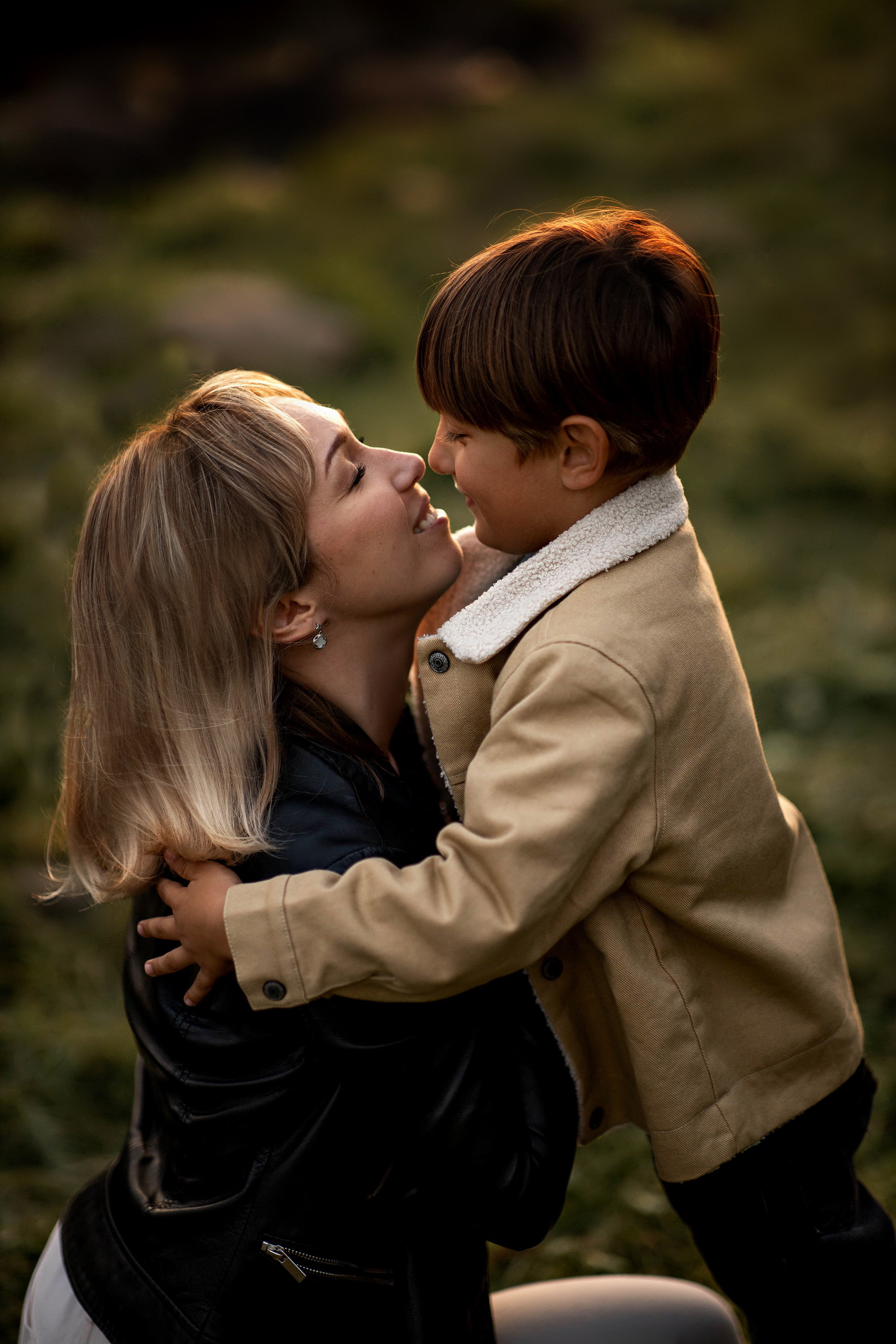 Прогулка на закате с Адамом и Оксаной. Детский и семейный фотограф в Твери Ольга Крестьянинова
