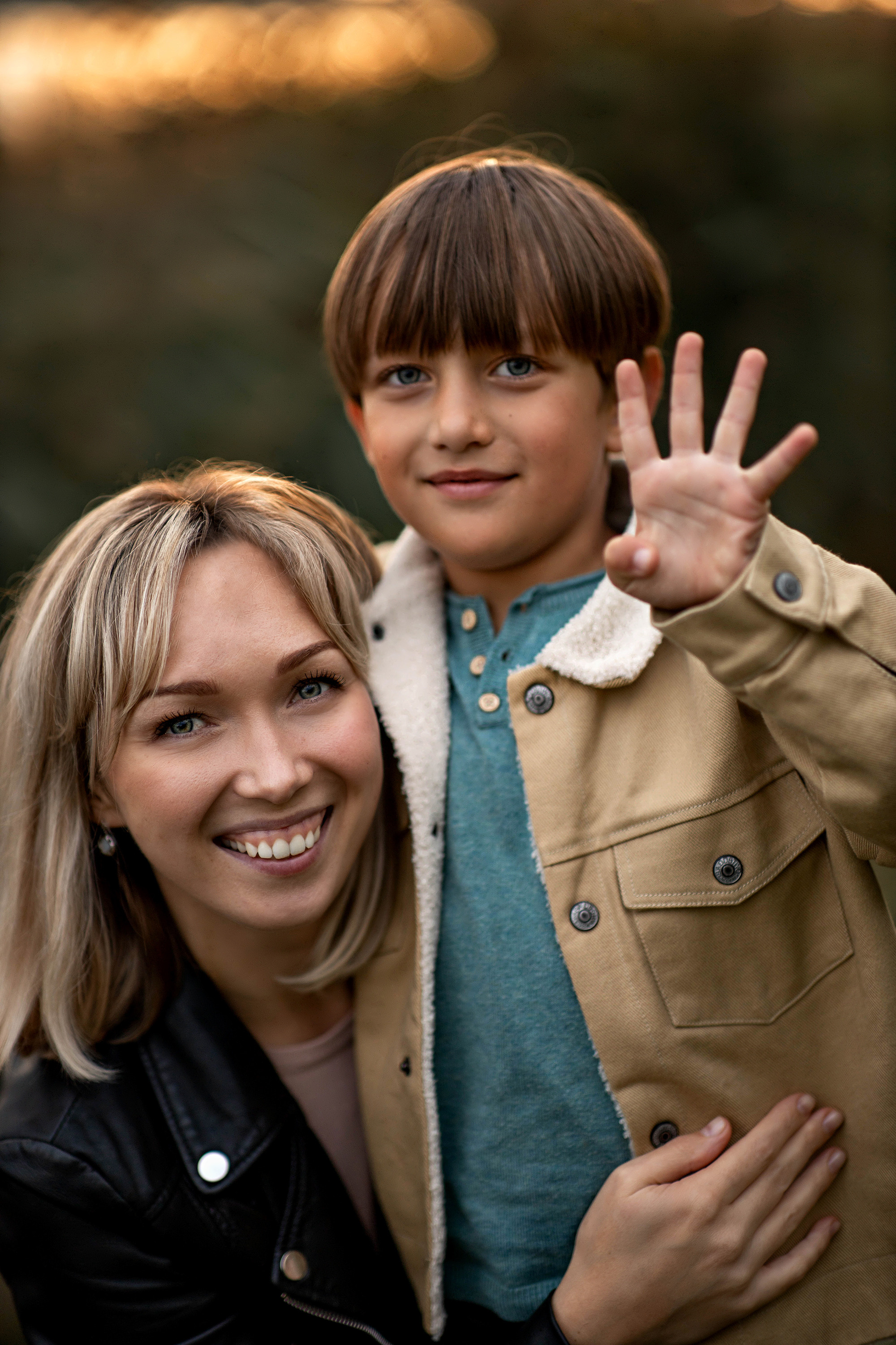 Прогулка на закате с Адамом и Оксаной. Детский и семейный фотограф в Твери Ольга Крестьянинова