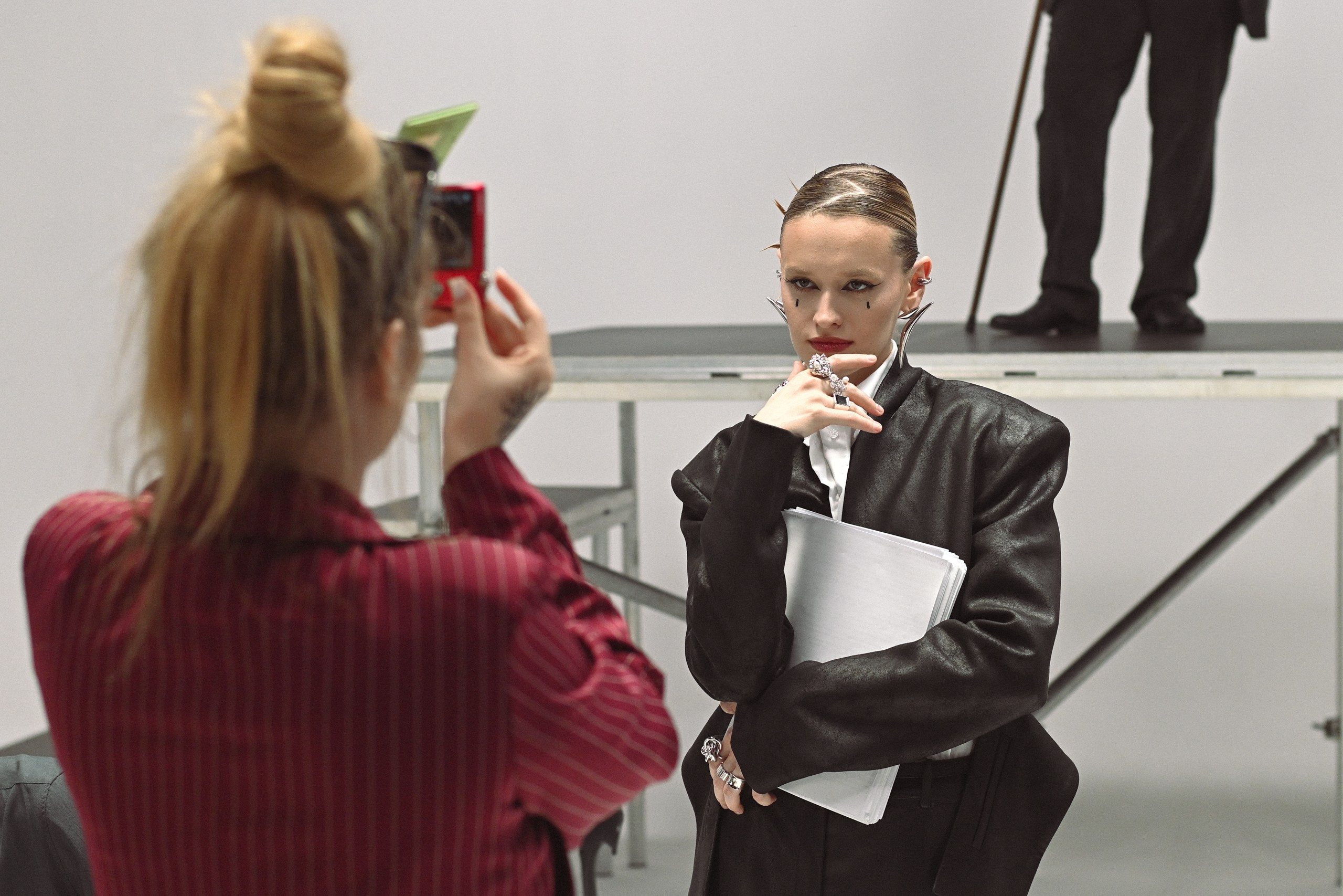 Бэкстейдж съемок музыкального клипа KATIA POJIDAEVA — CAPITALISM. Portrait photographer in Moscow and Moscow Region Andrey Belyakov