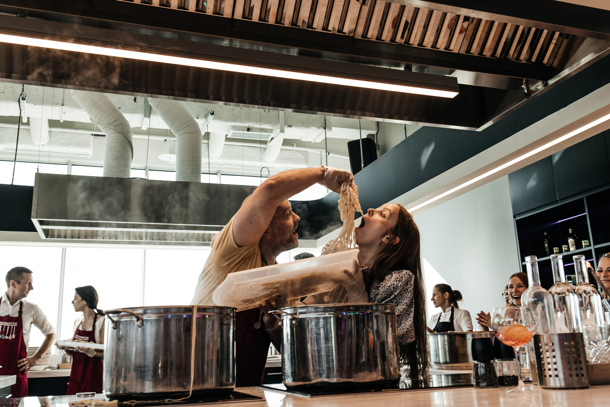 Корпоратив в Culinaryon. Свадебный фотограф Москва