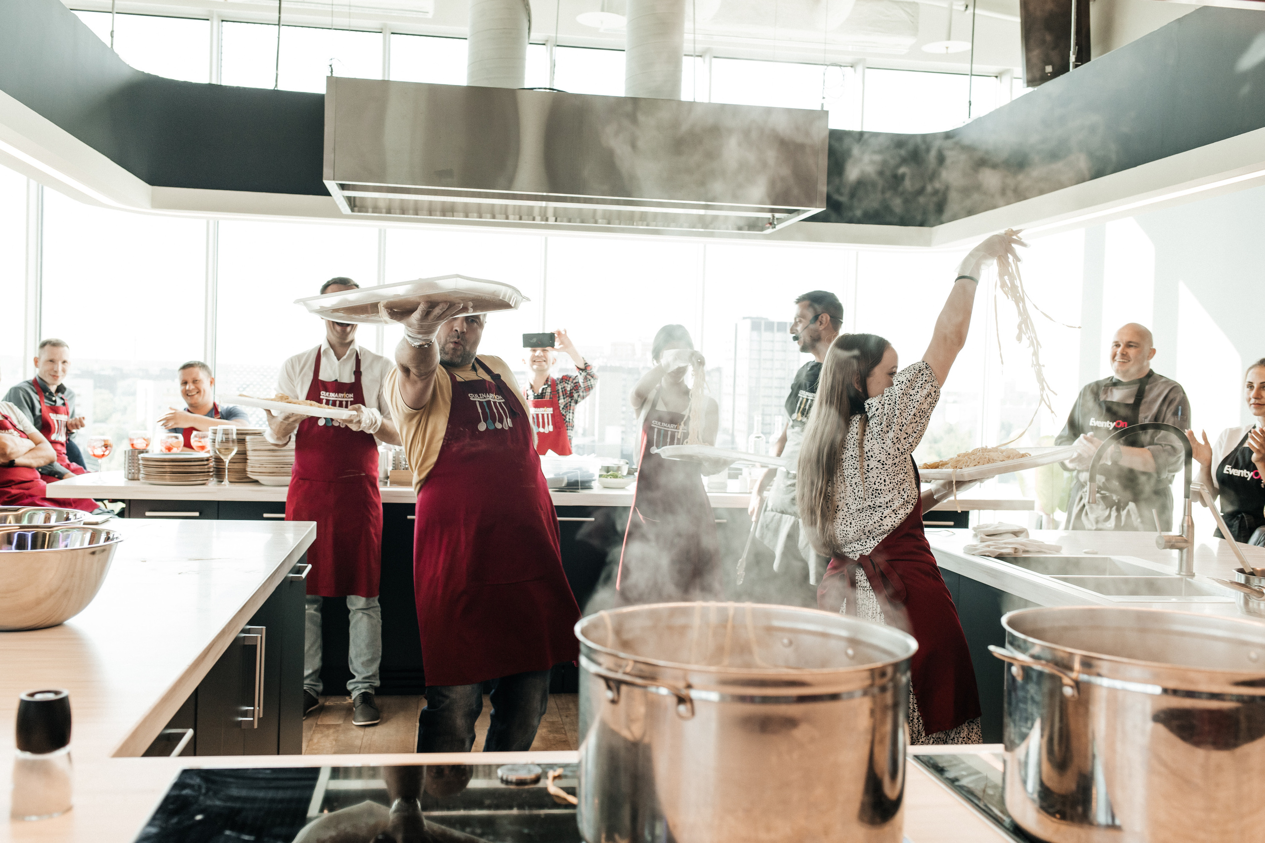 Корпоратив в Culinaryon. Свадебный фотограф Москва
