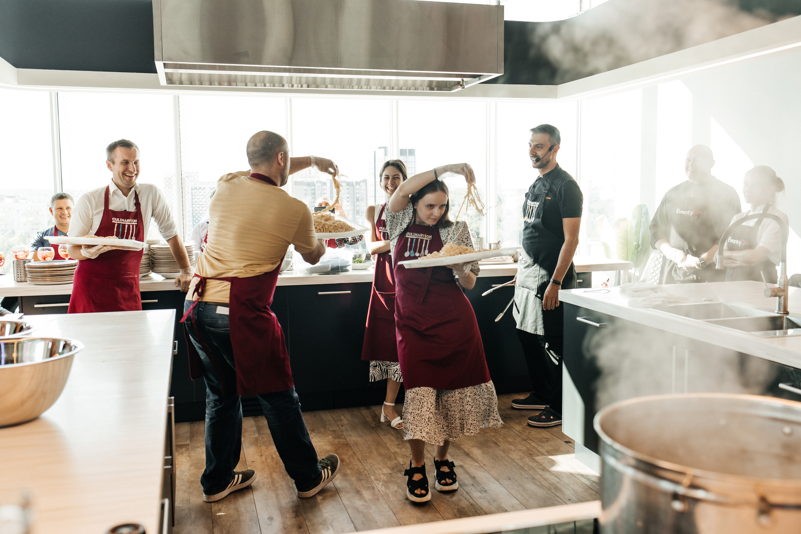 Корпоратив в Culinaryon. Свадебный фотограф Москва