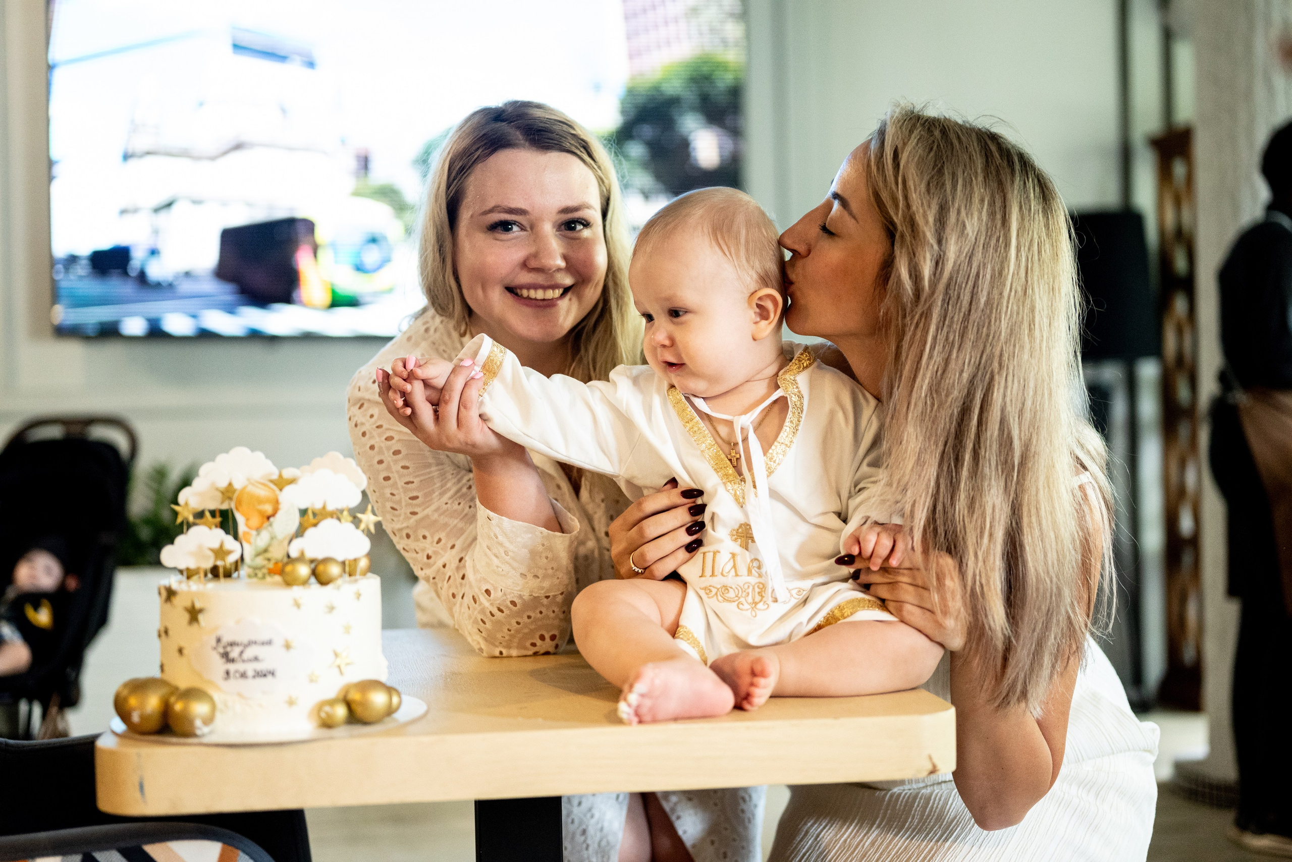 Крещение Александра. Семейный и детский фотограф Москва