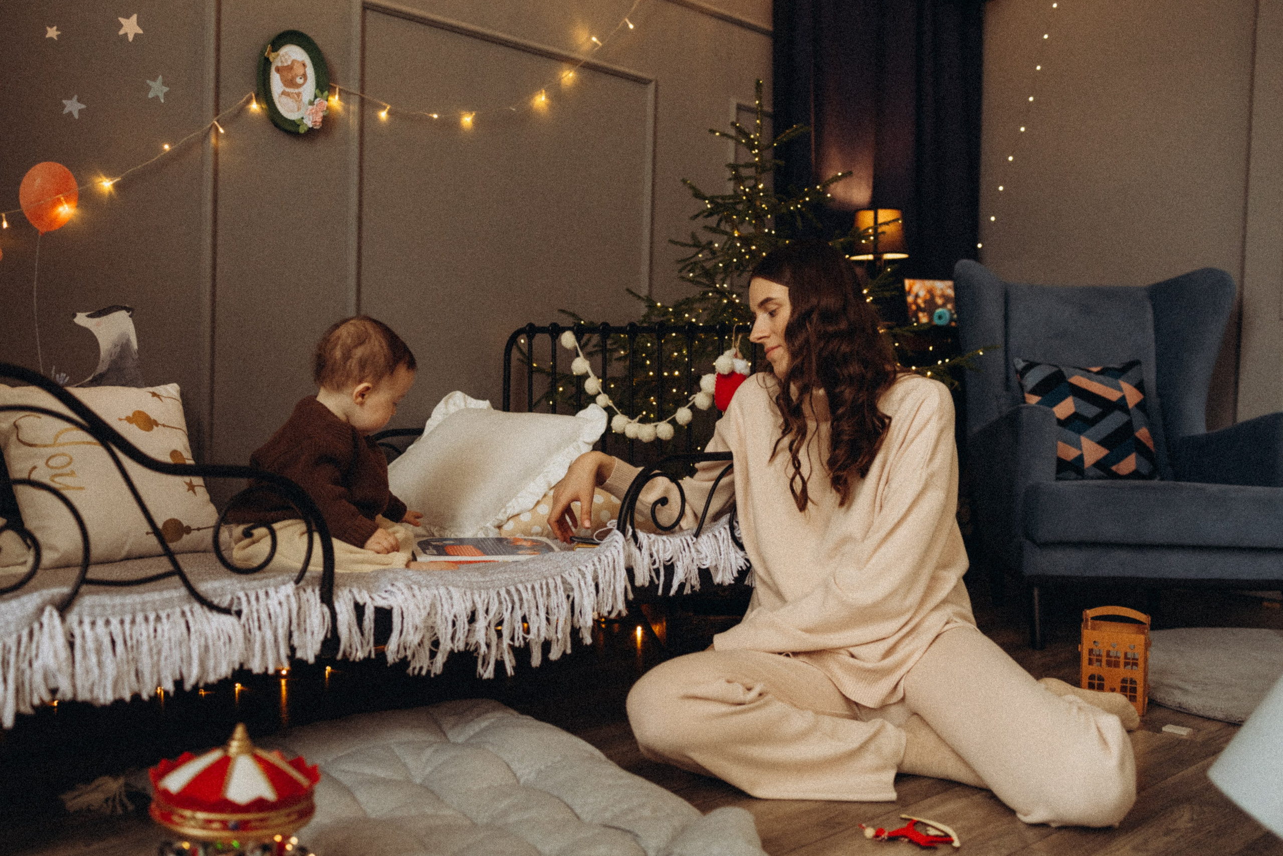 Веселый новый год. Lifestyle семейный и детский фотограф в Омске Иванова Екатерина
