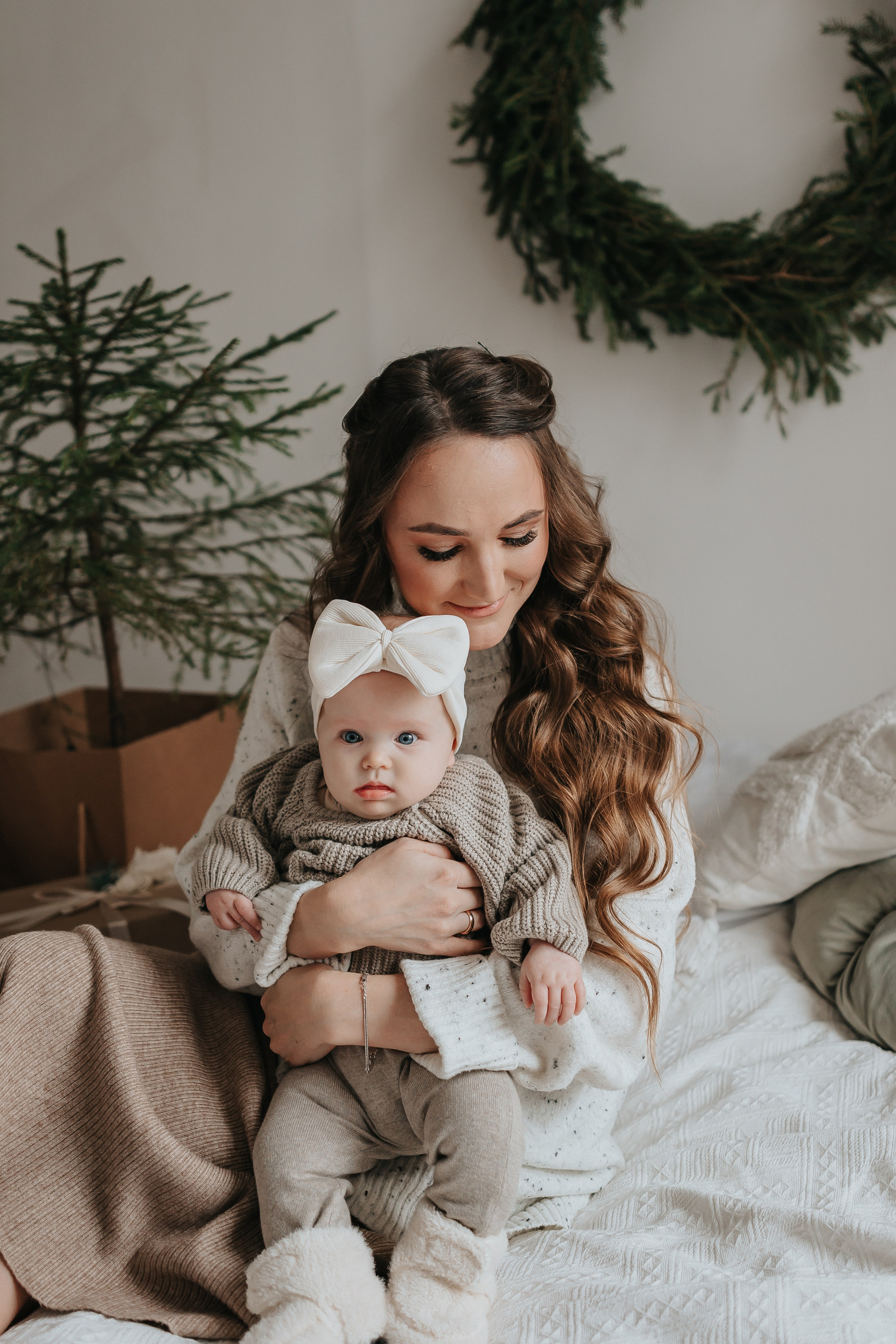 Первая новогодняя история для малышки. Свадебный фотограф Пермь