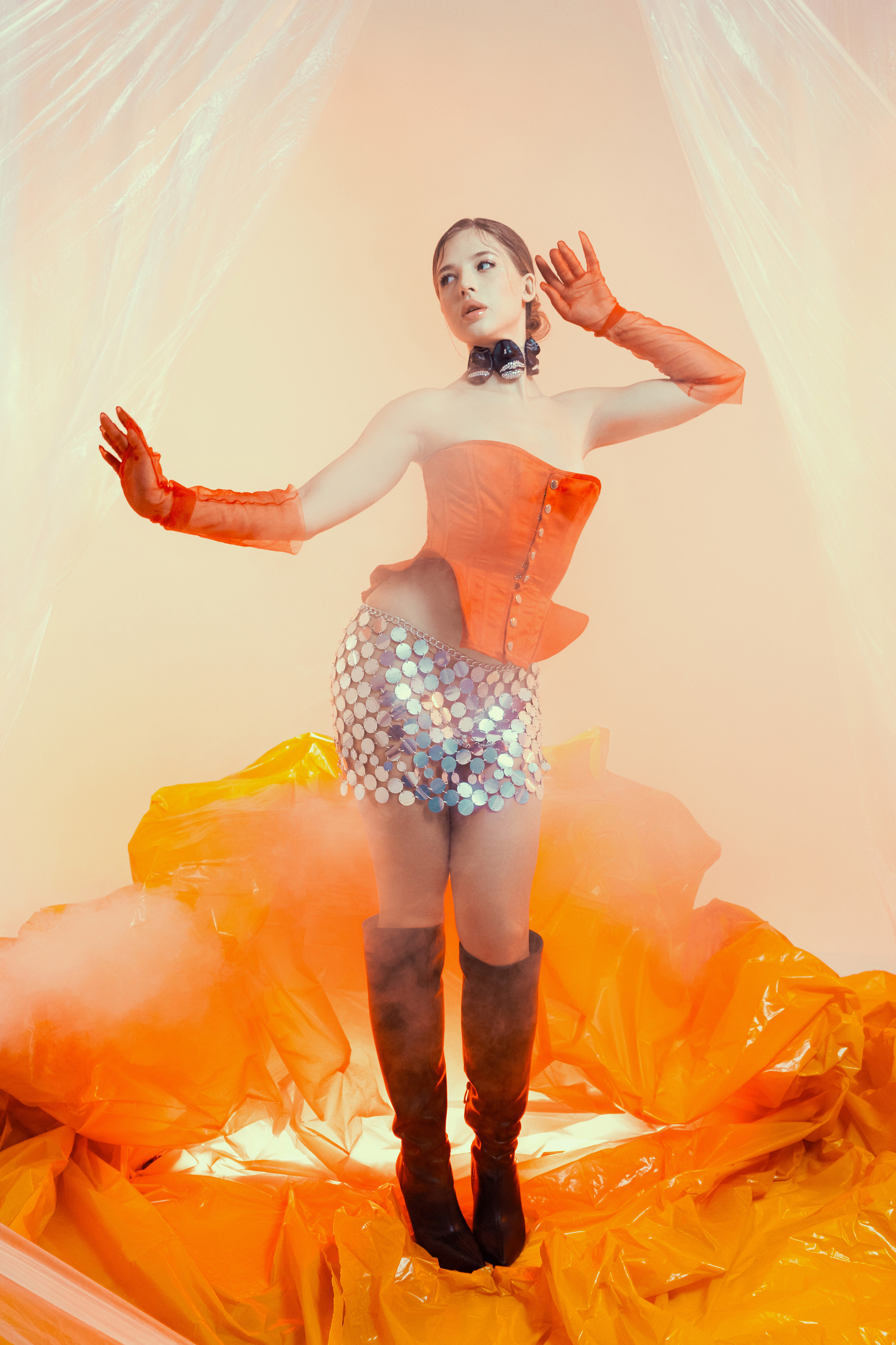 Креативная съёмка для Ани Покров. Никита Скрипник — ТЕАТР В СТИЛЕ ФЭШН