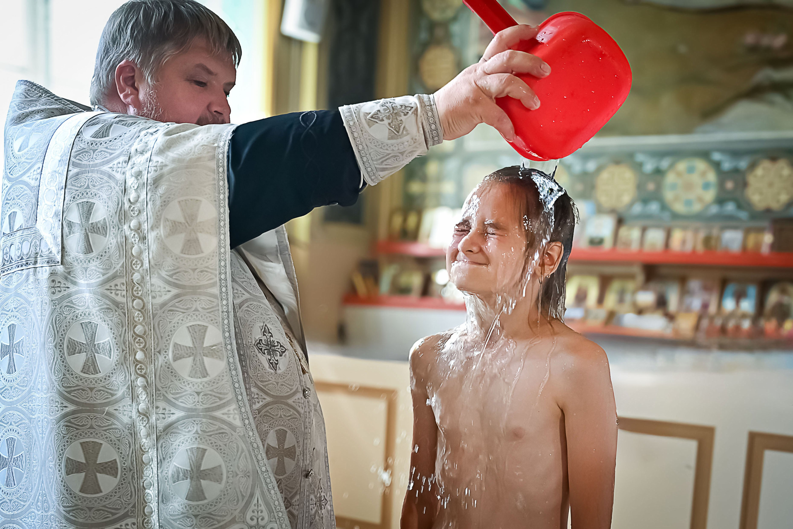 Крещение Владимира, Полины Вероники. Семейный фотограф в г. Воскресенск Наталия Молева