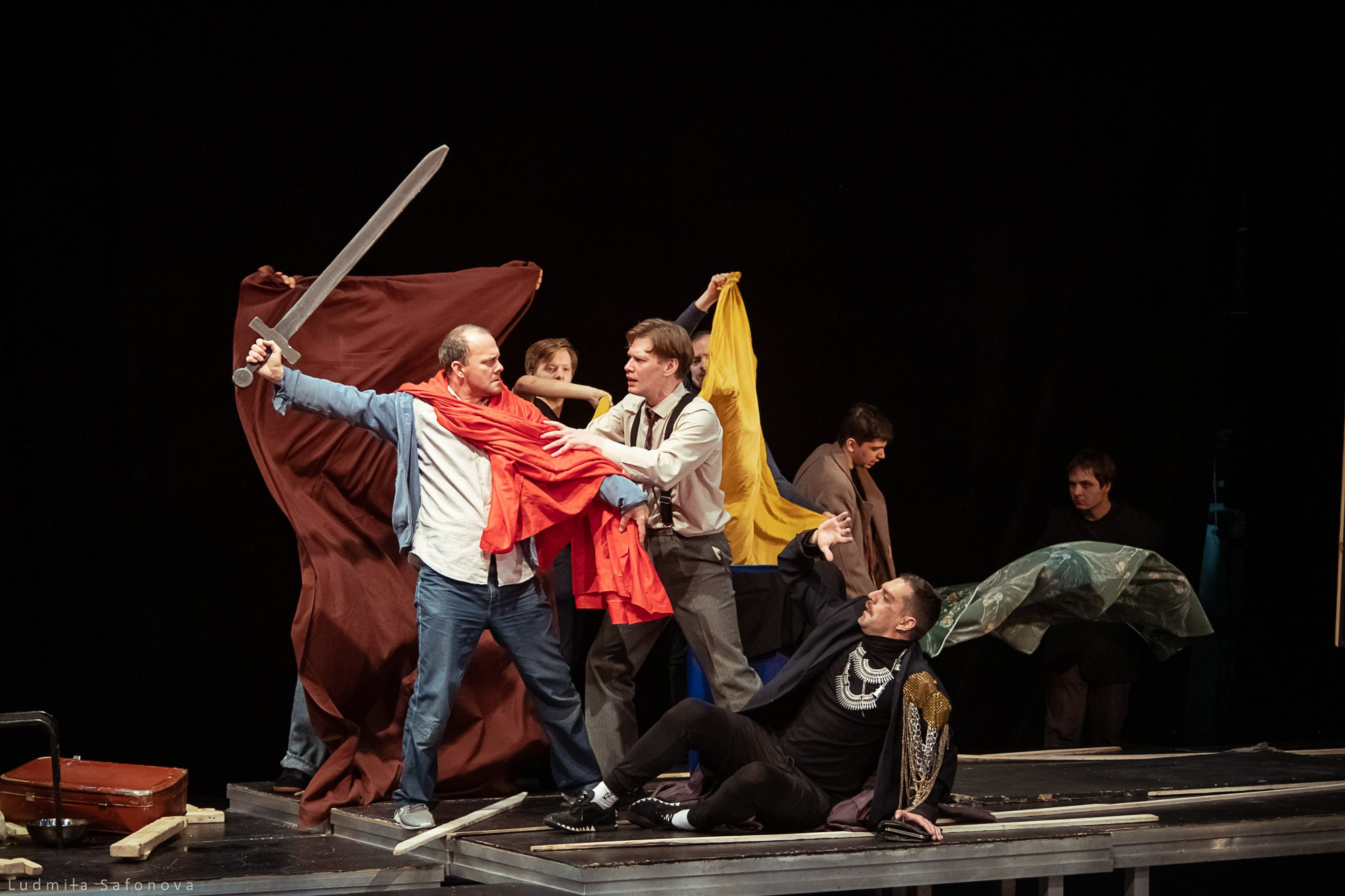 Театр Эрмитаж. Репетиция спектакля «Гамлет. Путь к отцу». Режиссёр Михаил Левитин. Lucytheatre