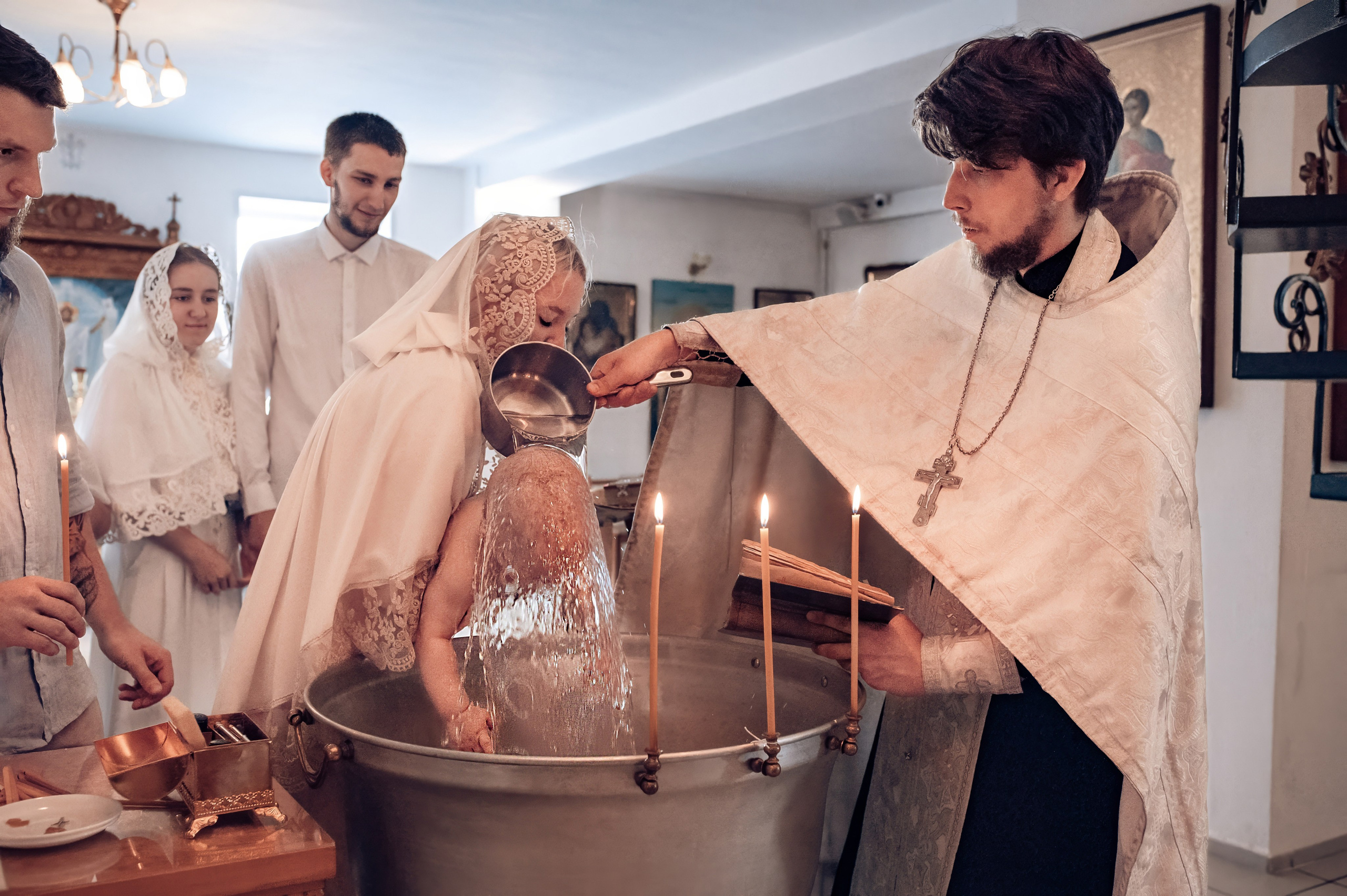 Фото крещения в Красноярске. Фотографы крещения/венчания  Красноярск Татьяна и Вячеслав Переваловы
