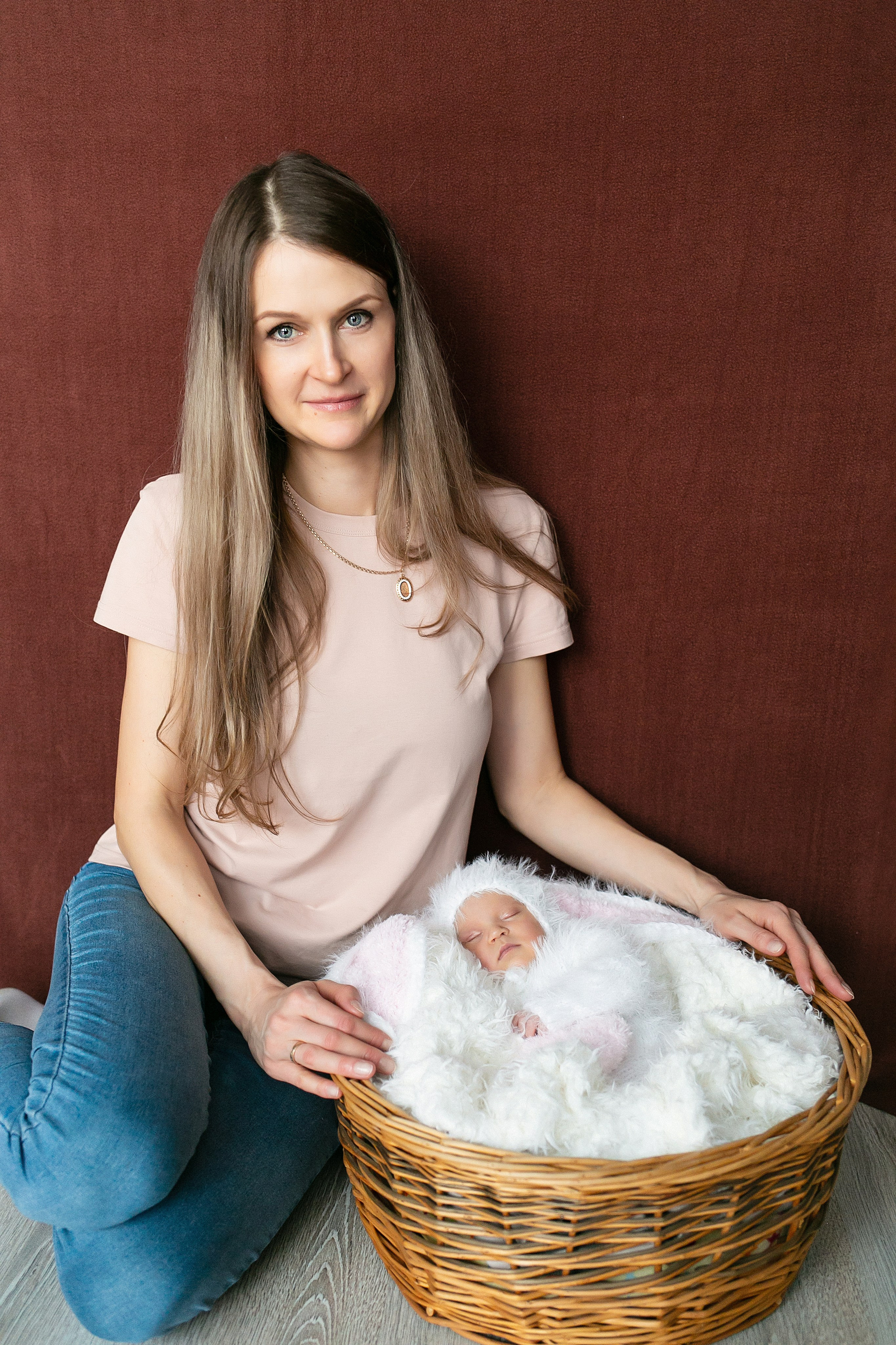 New born Аня. Фотограф новорожденных и семейный фотограф НСО г. Бердск Марина Львова