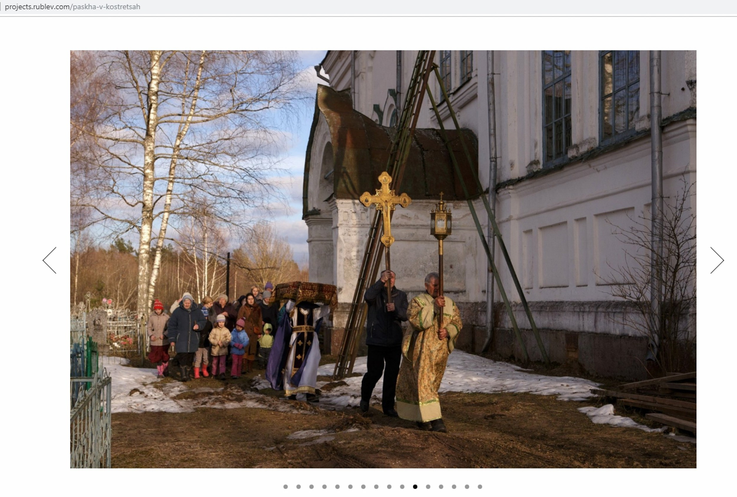 Пасха в Кострецах. Фотограф Юлия Близнецова