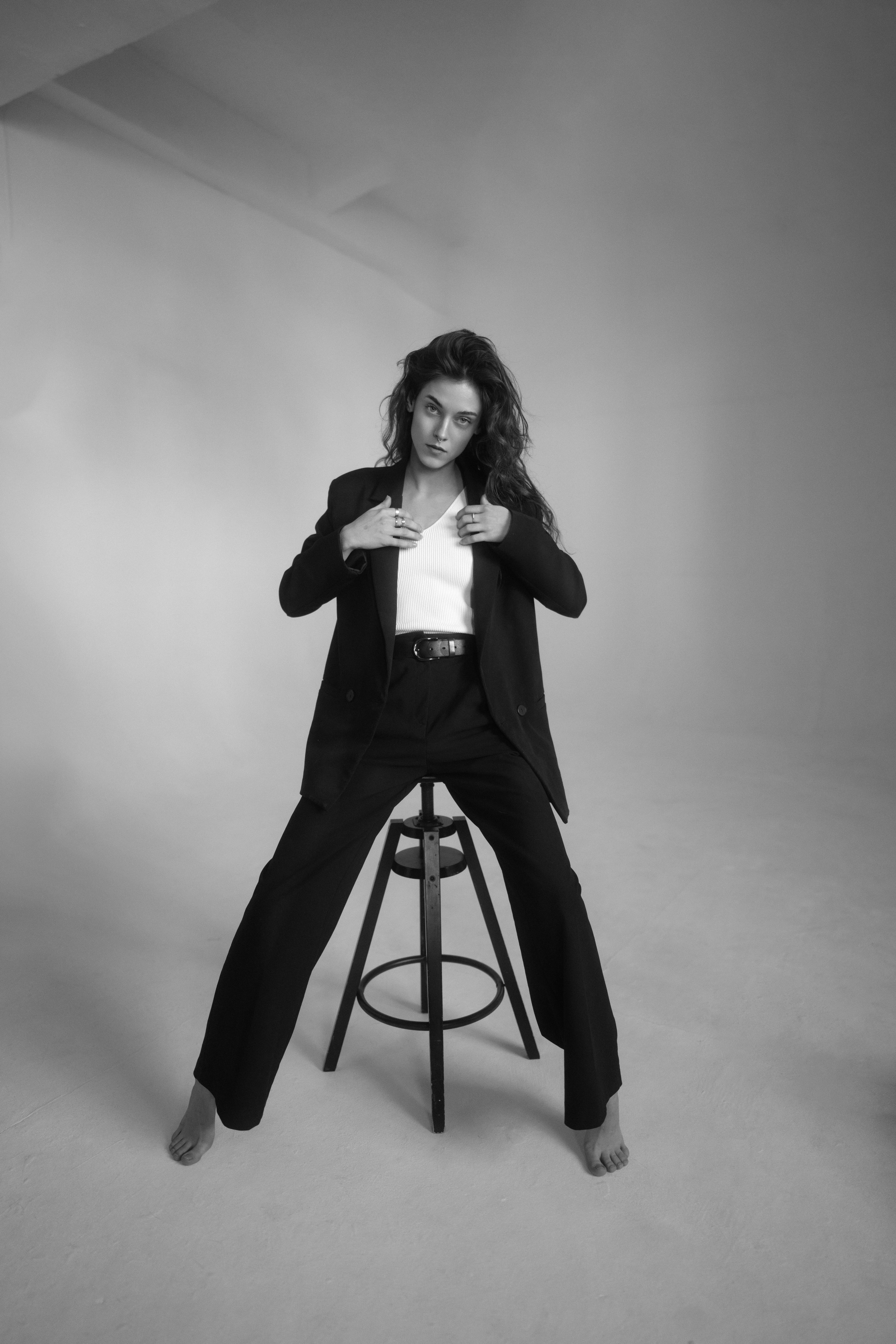 Портретная фотосессия Тани в студии, Казань — Нежность и стиль