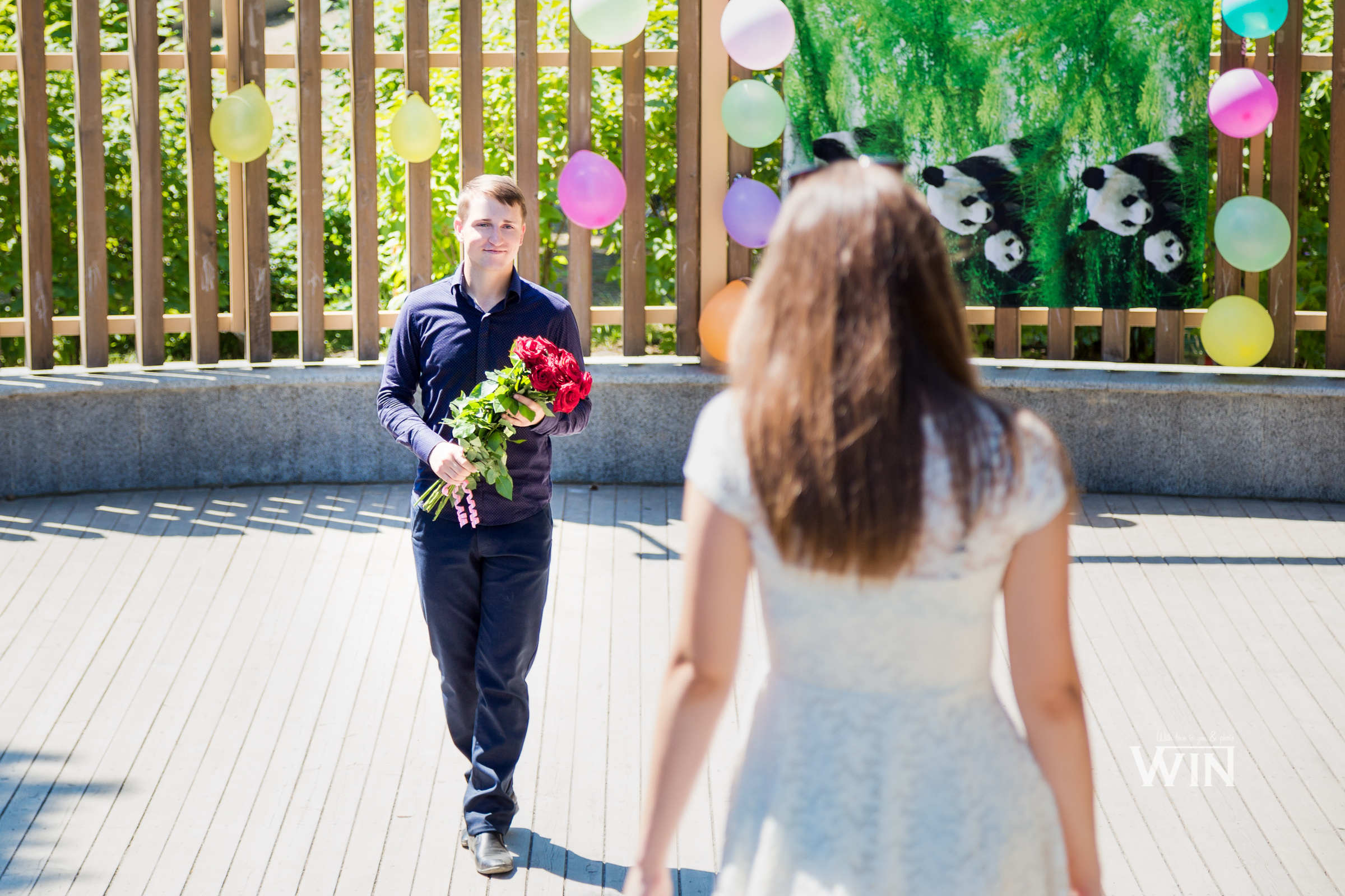 Предложение, Алексей и Настя, парк "Алые паруса"