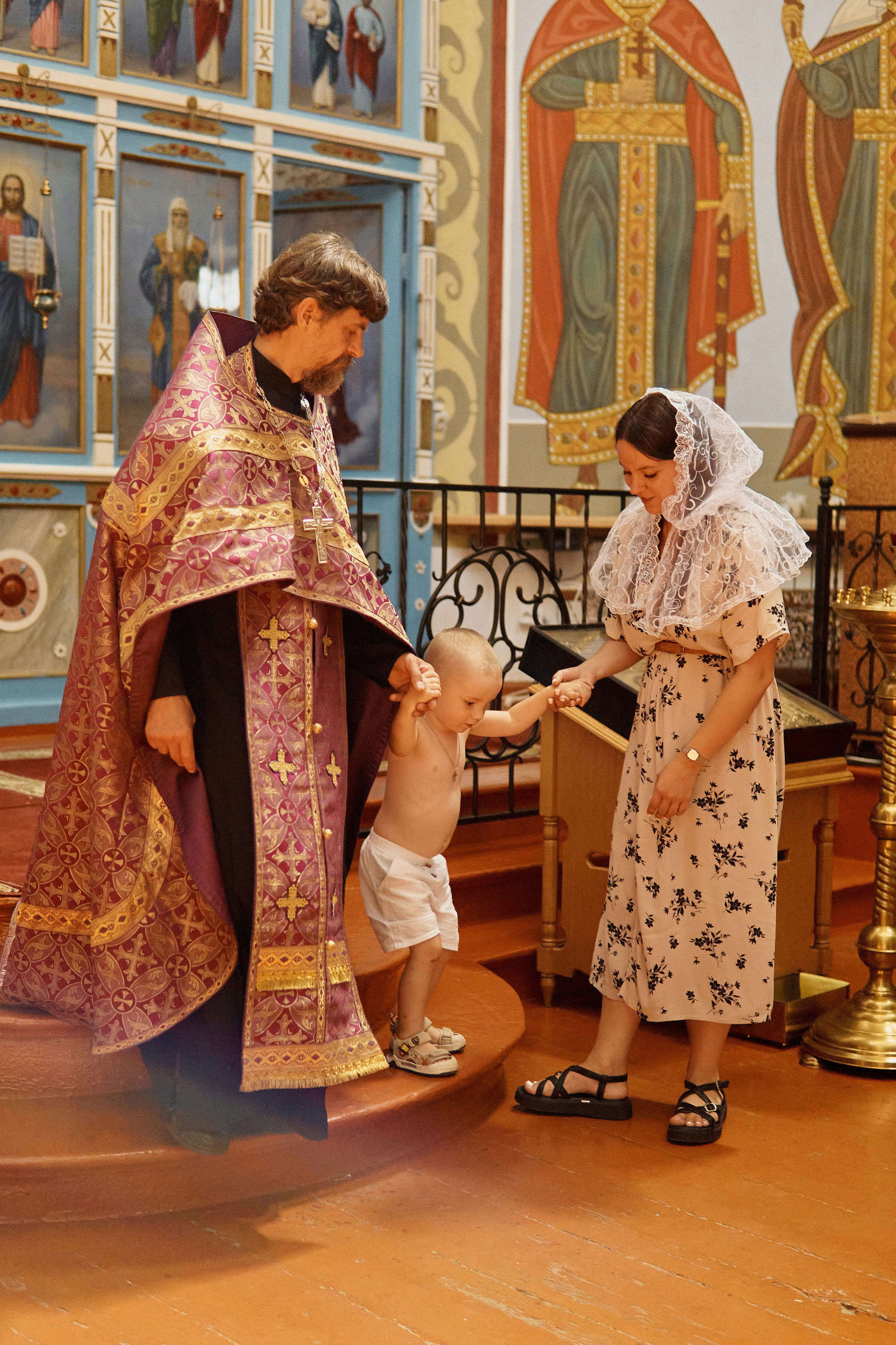 Крещение Михаила. Фотограф Александра Лазарева