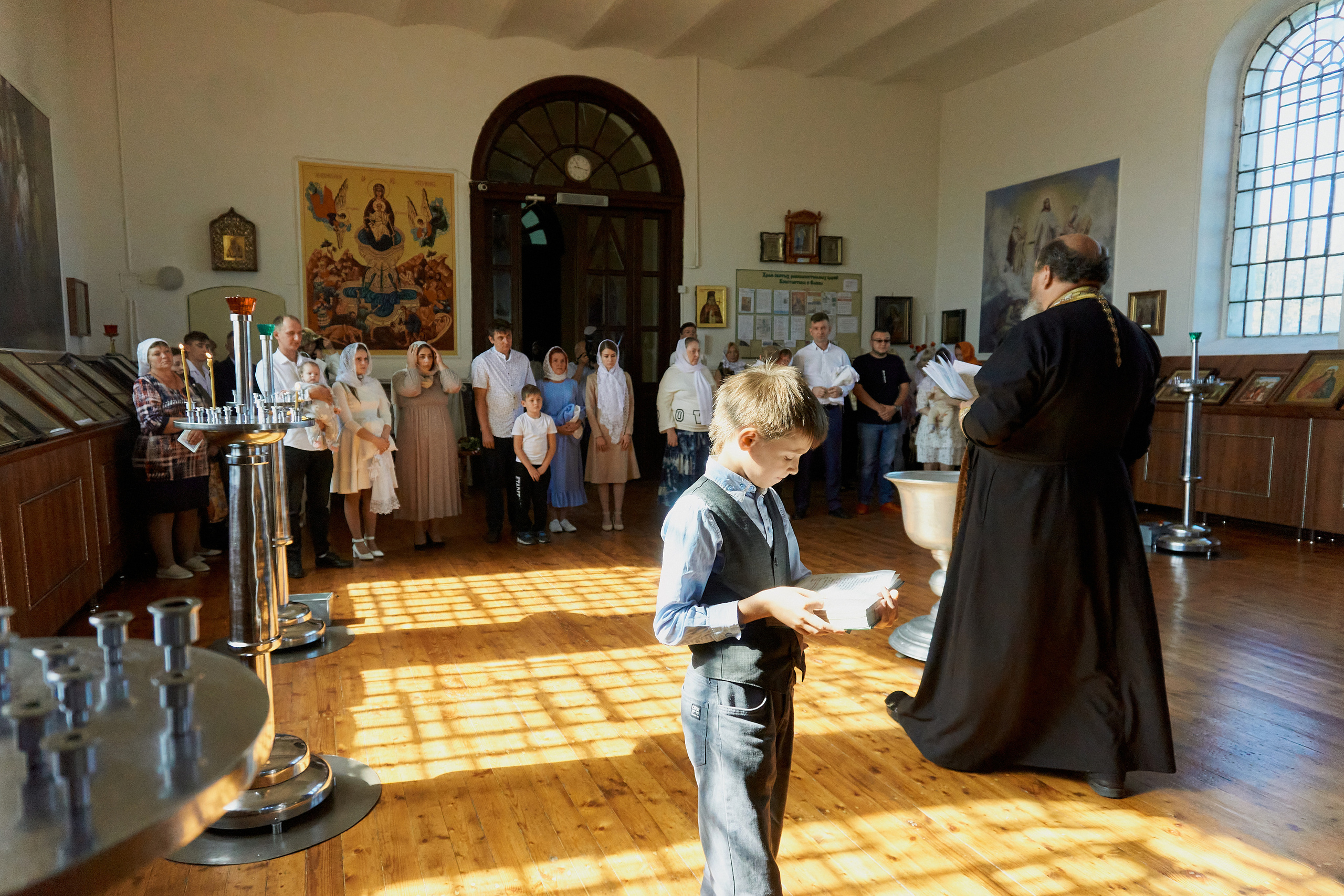 Крещение Маргариты. Фотограф Александра Лазарева