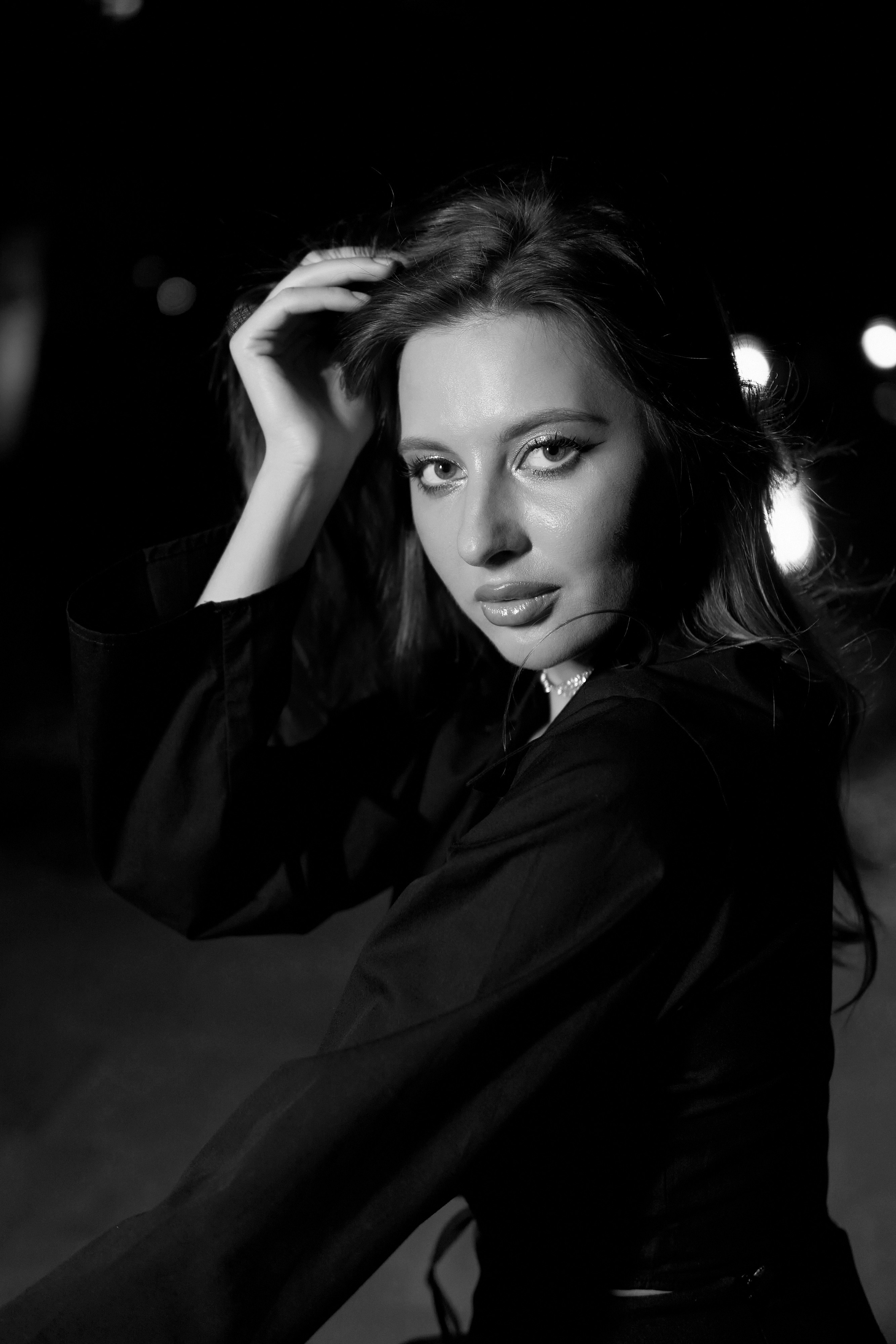 Настя. Ночная съемка. Фотограф Александра Лазарева