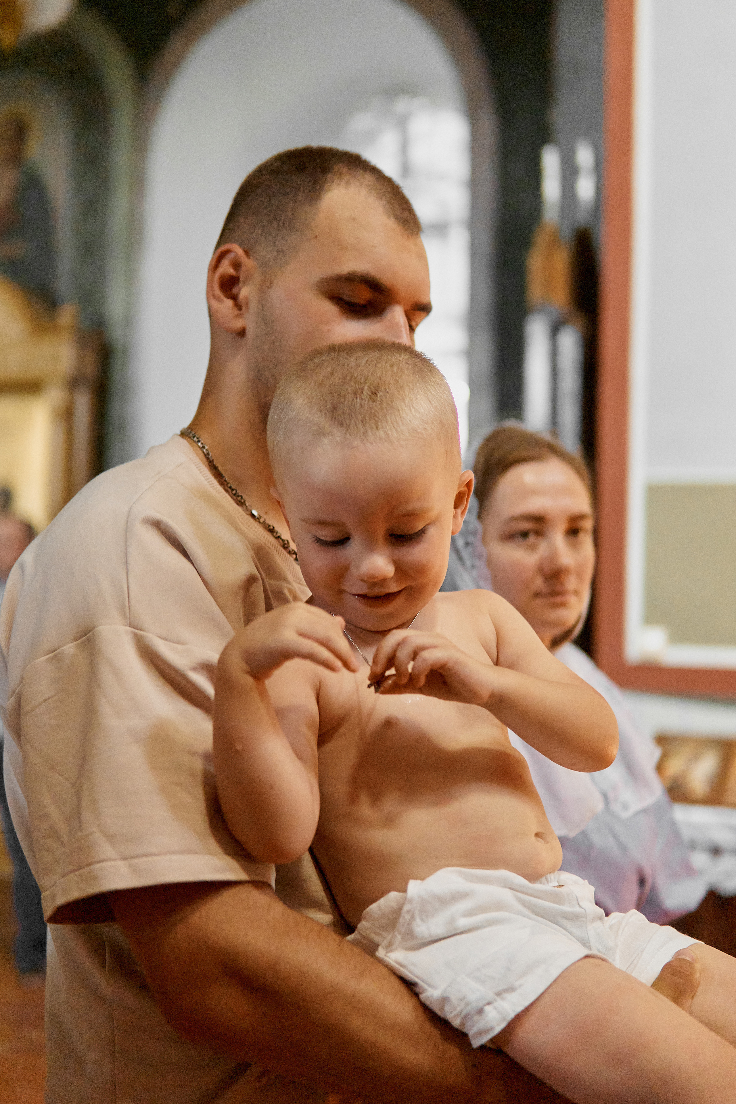 Крещение Михаила. Фотограф Александра Лазарева