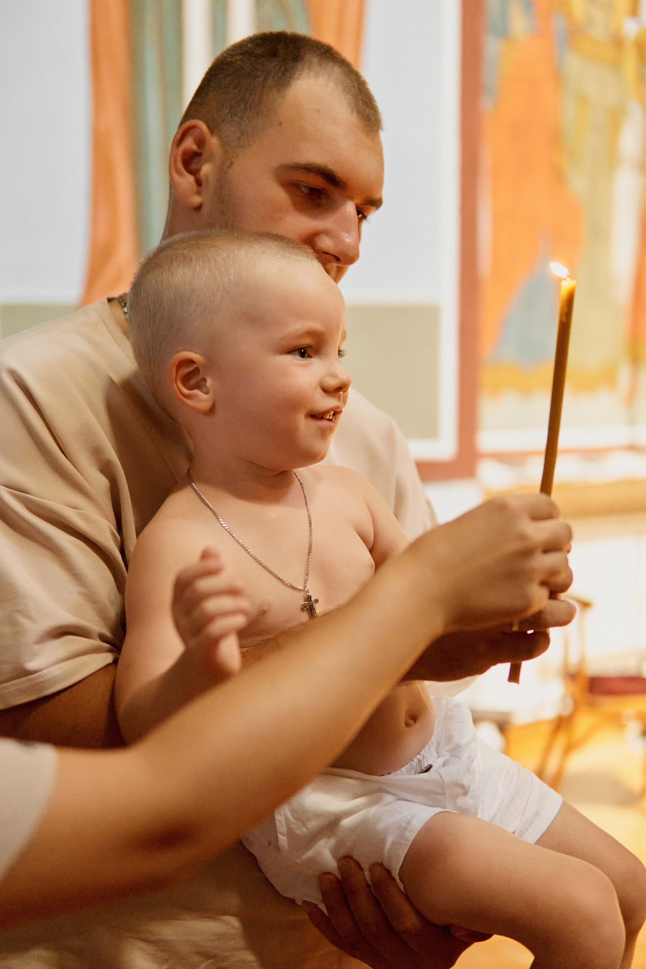 Крещение Михаила. Фотограф Александра Лазарева