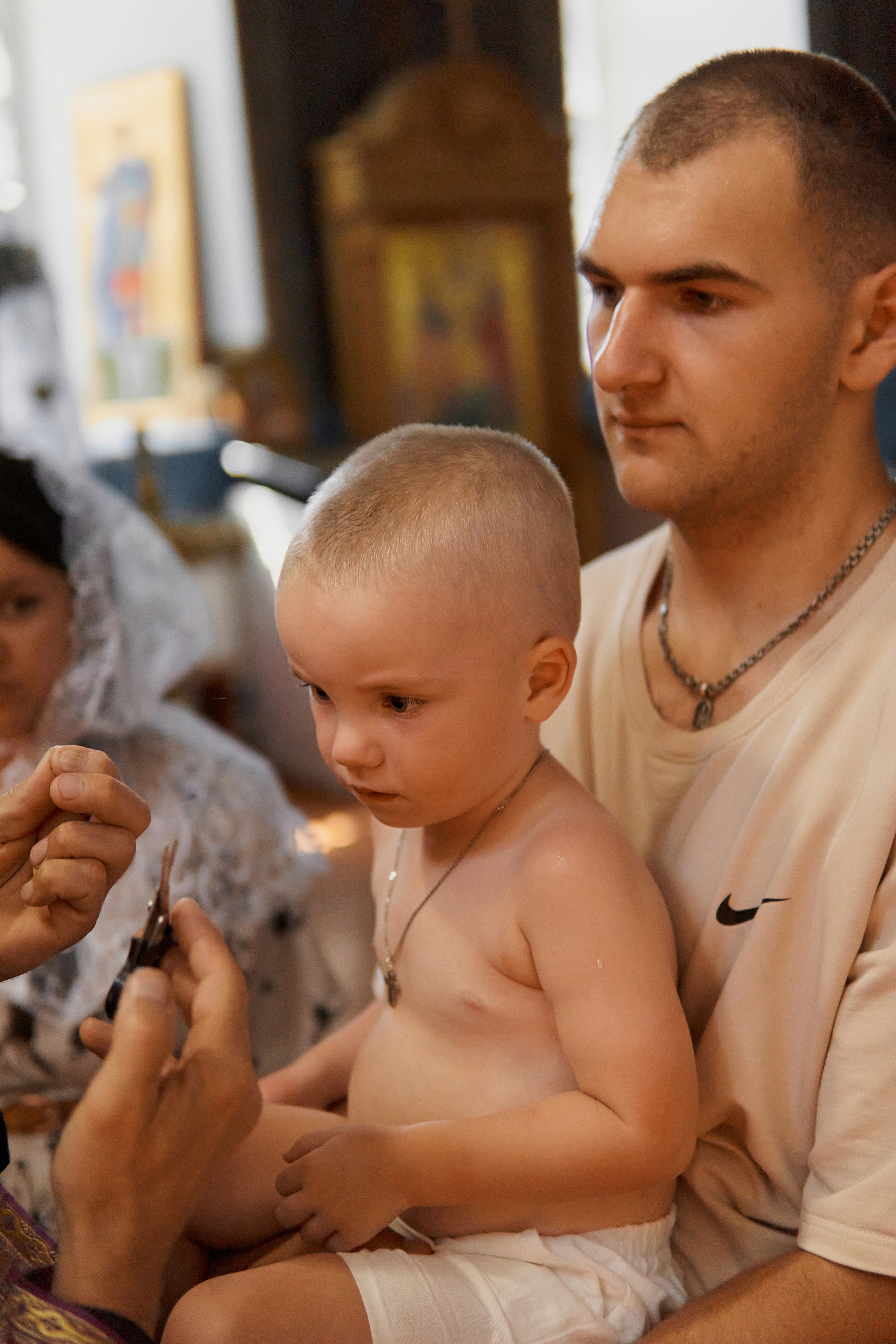 Крещение Михаила. Фотограф Александра Лазарева