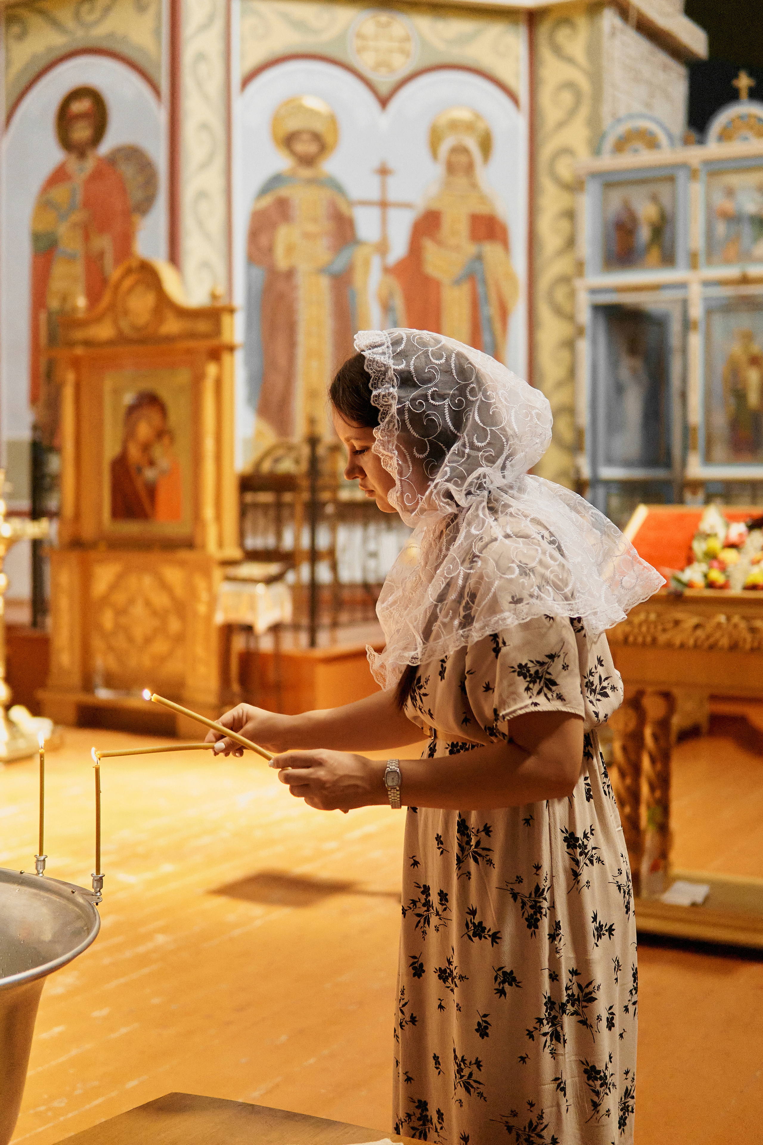 Крещение Михаила. Фотограф Александра Лазарева