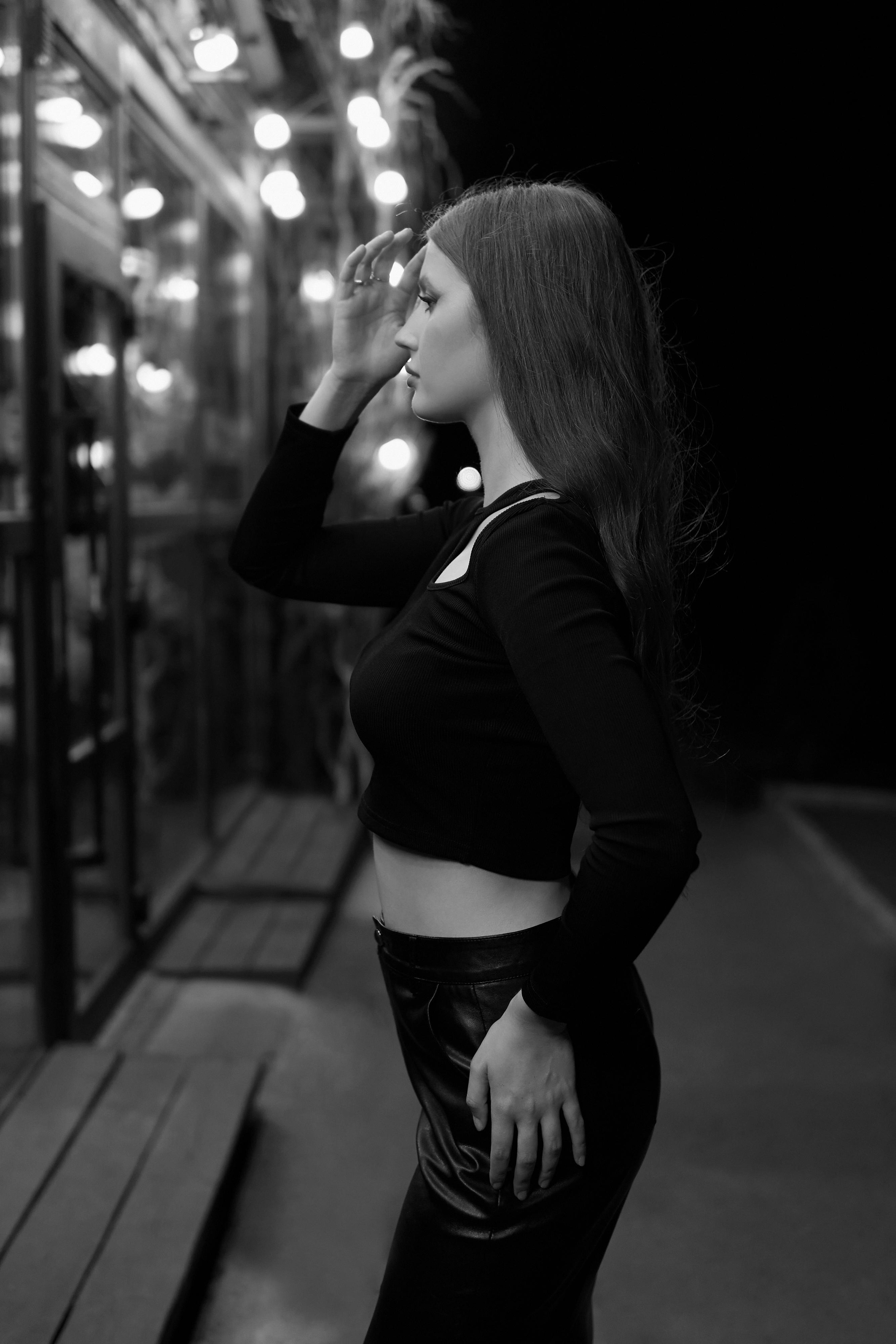 Оля. Ночная съемка. Фотограф Александра Лазарева