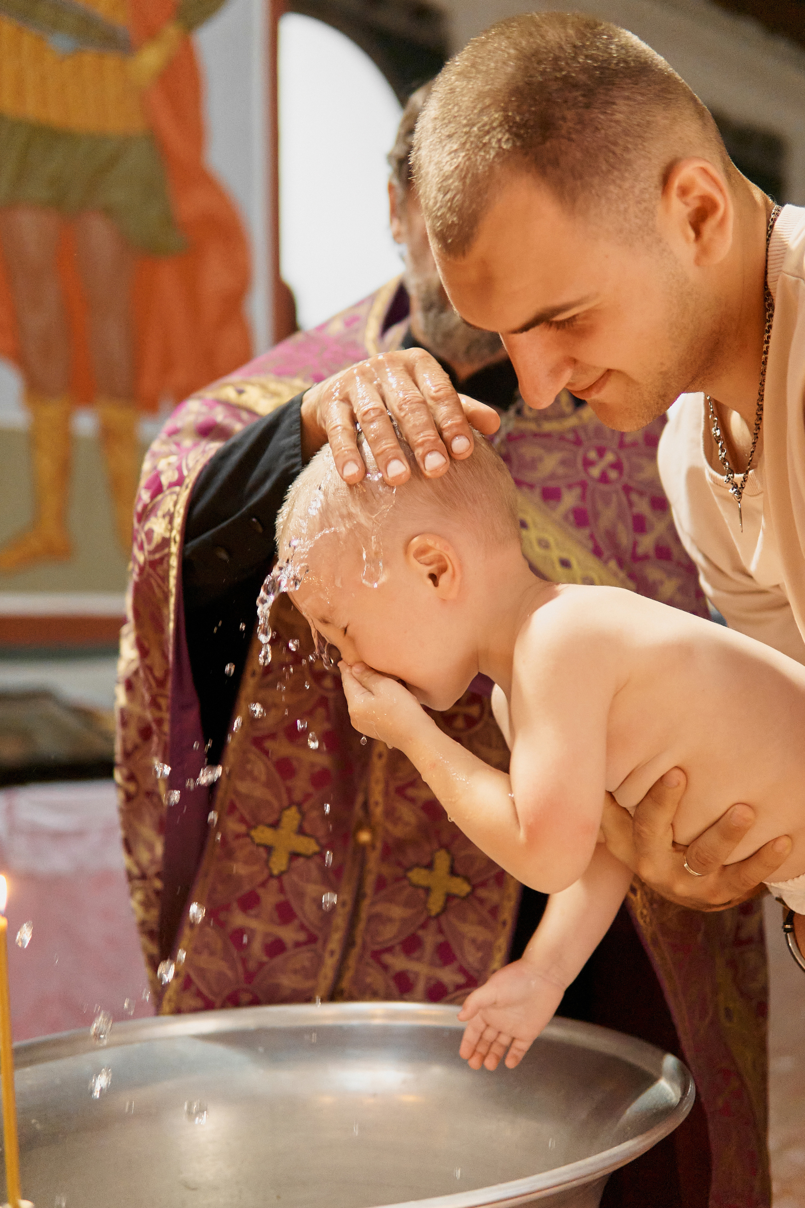 Крещение Михаила. Фотограф Александра Лазарева