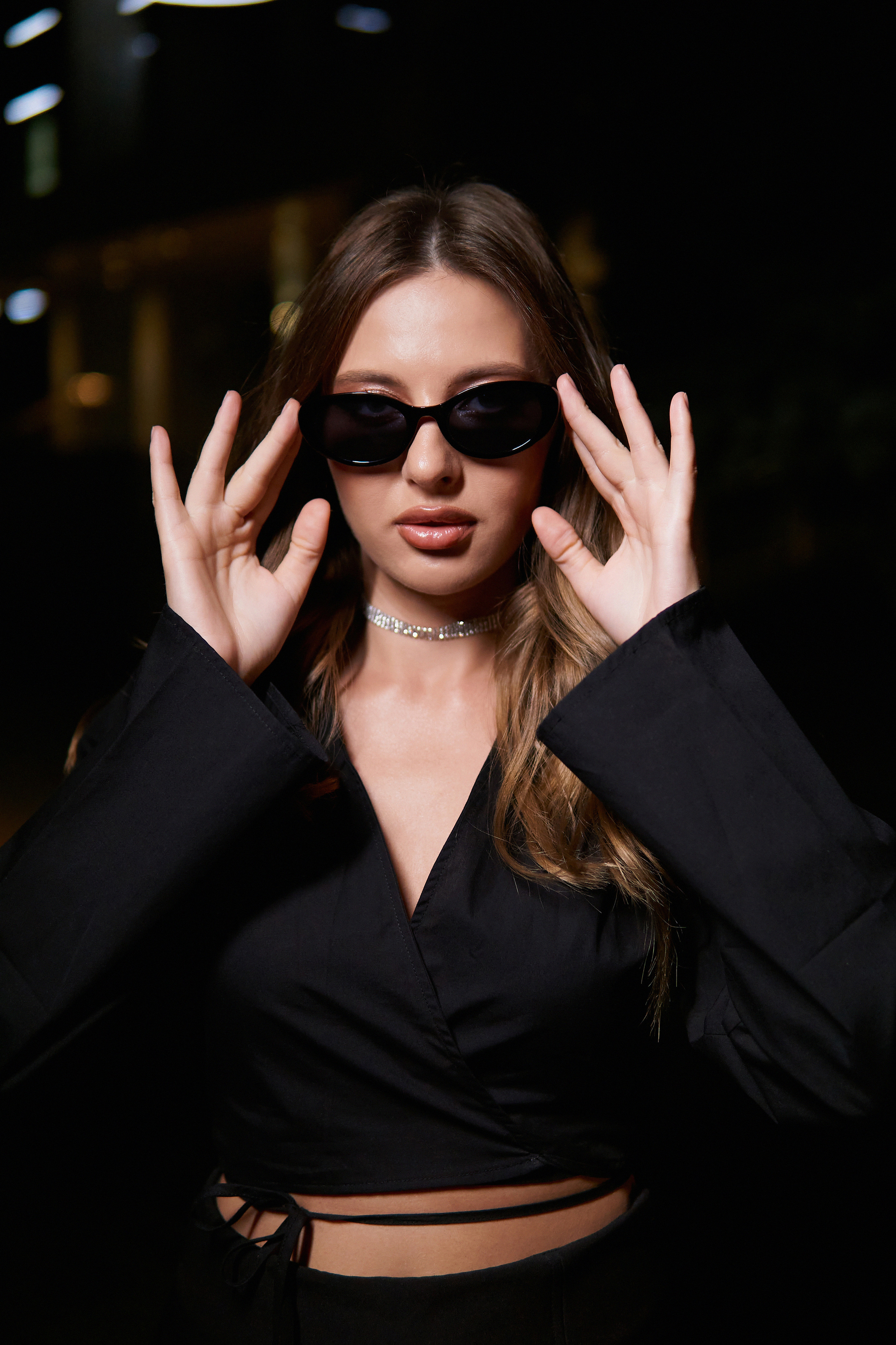 Настя. Ночная съемка. Фотограф Александра Лазарева