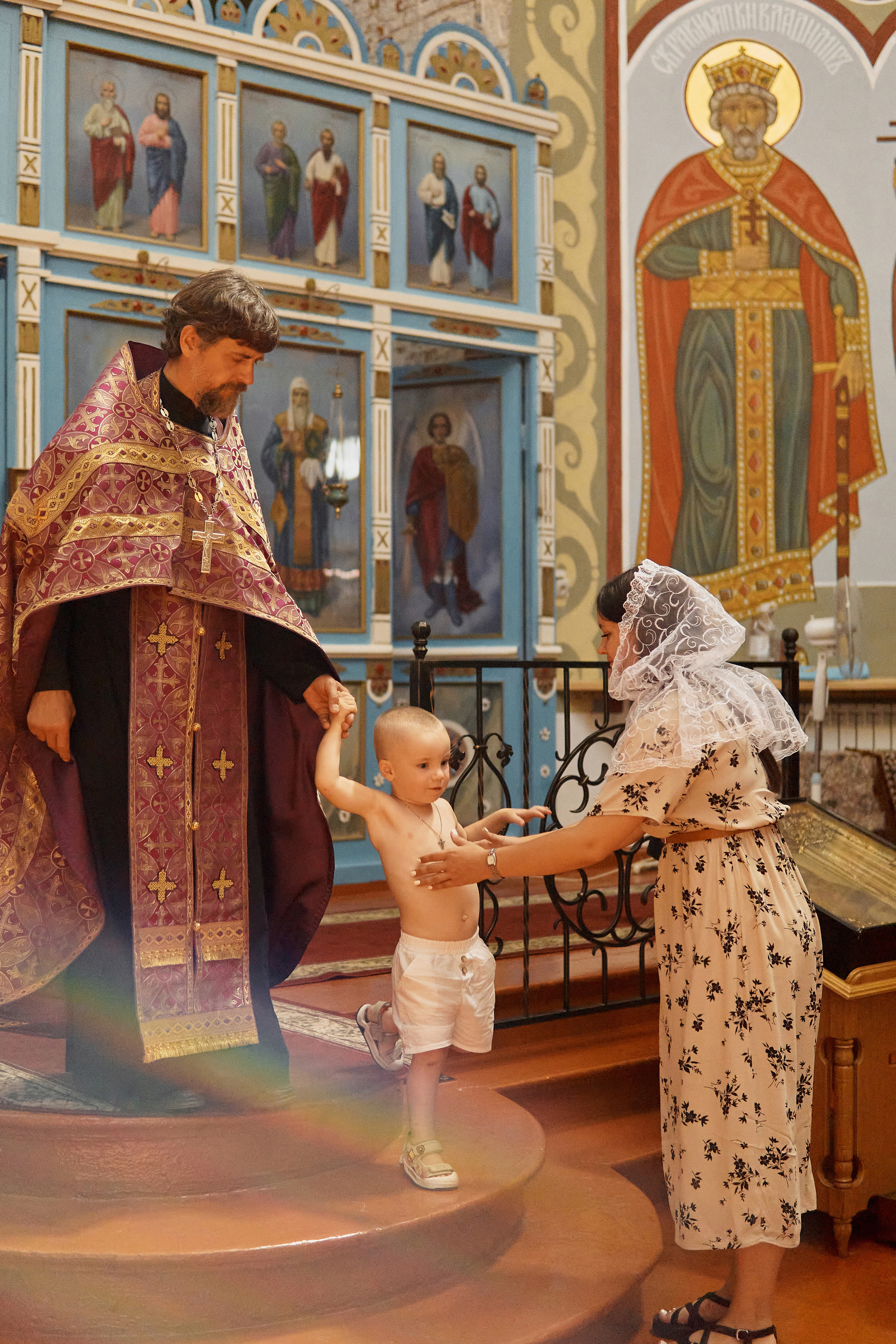 Крещение Михаила. Фотограф Александра Лазарева
