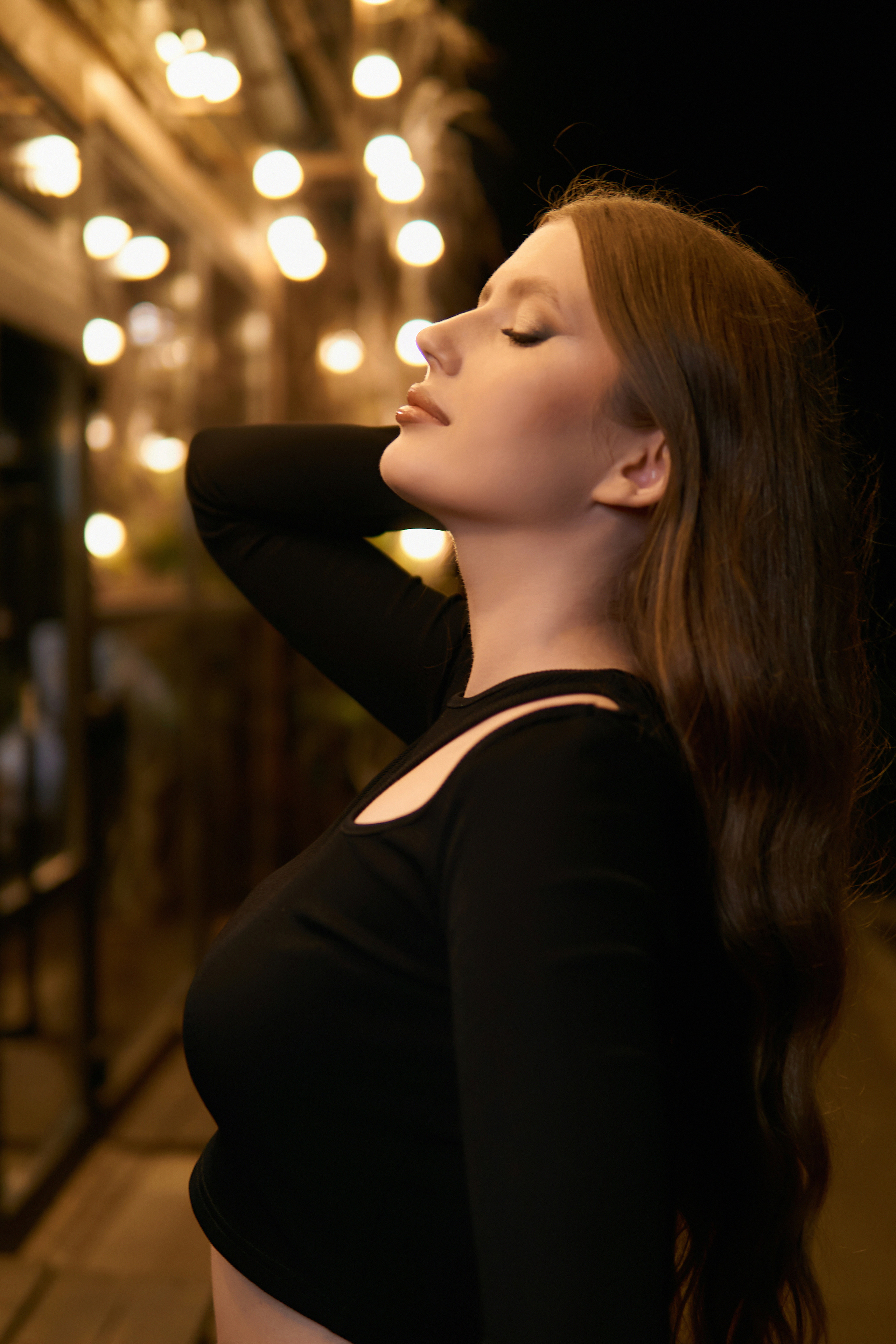 Оля. Ночная съемка. Фотограф Александра Лазарева